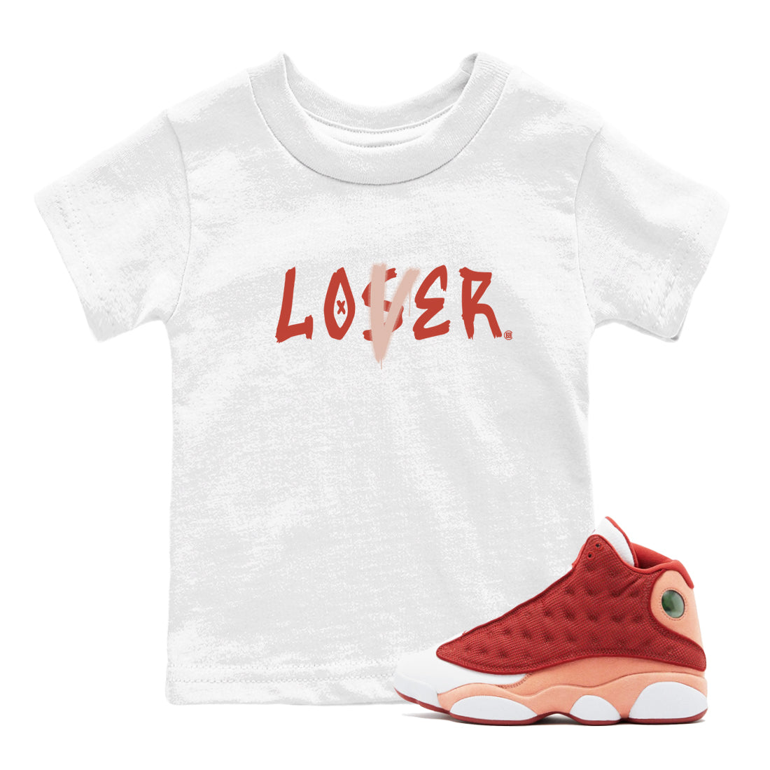 Loser Lover snkmatch Tees Kids - Air Jordan 13 Dune Red