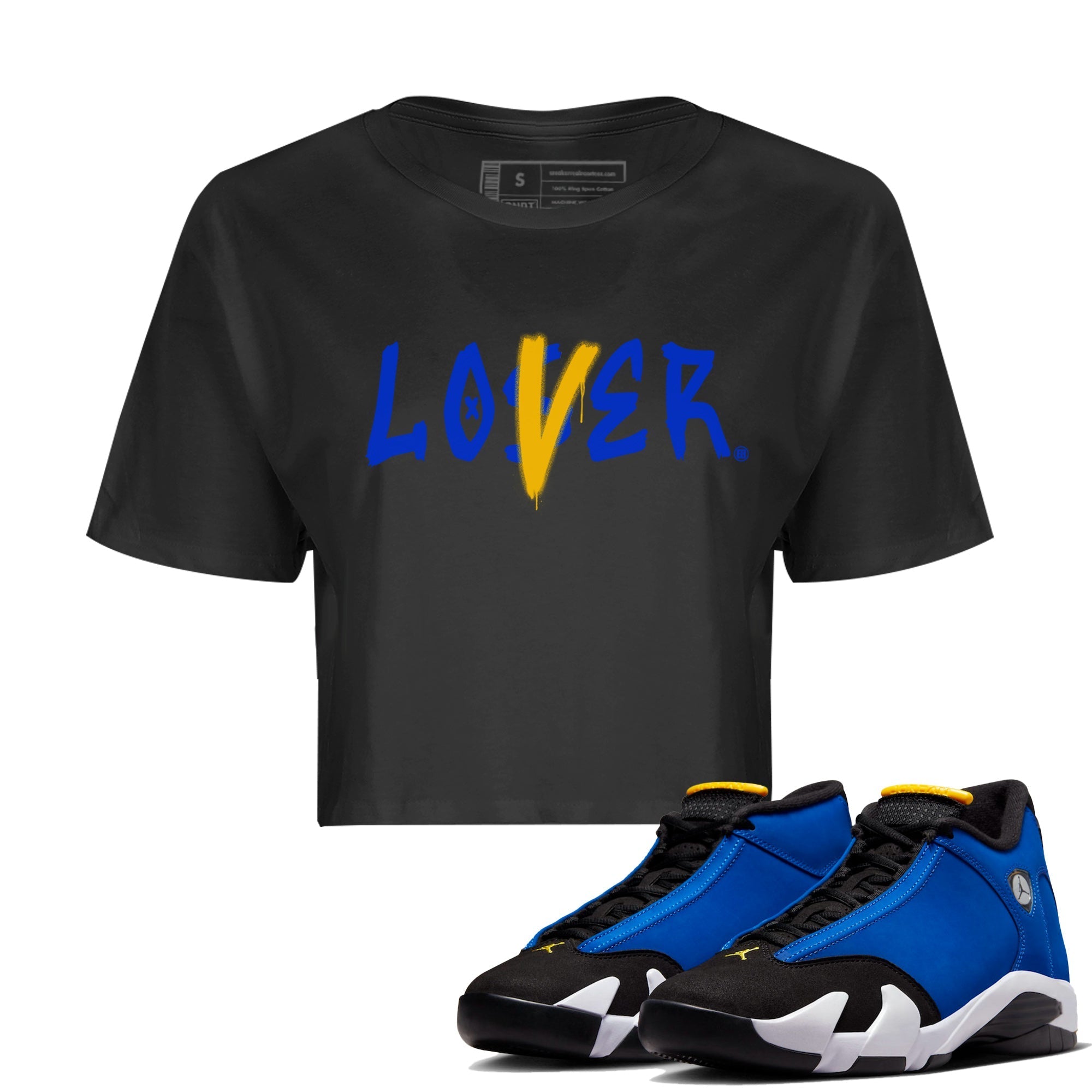 Loser Lover Women's Tops - Air Jordan 14 Laney