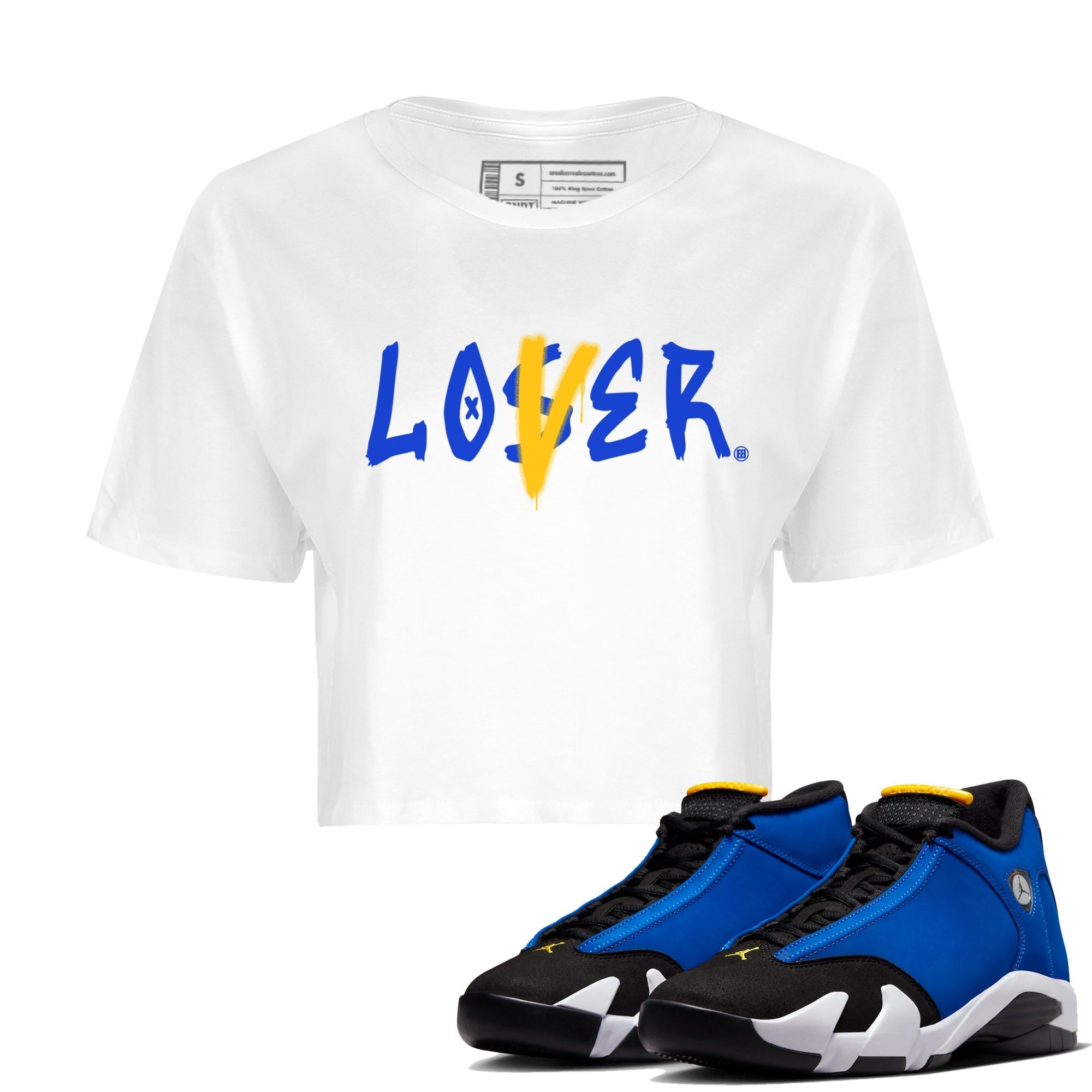 Loser Lover Women's Tops - Air Jordan 14 Laney