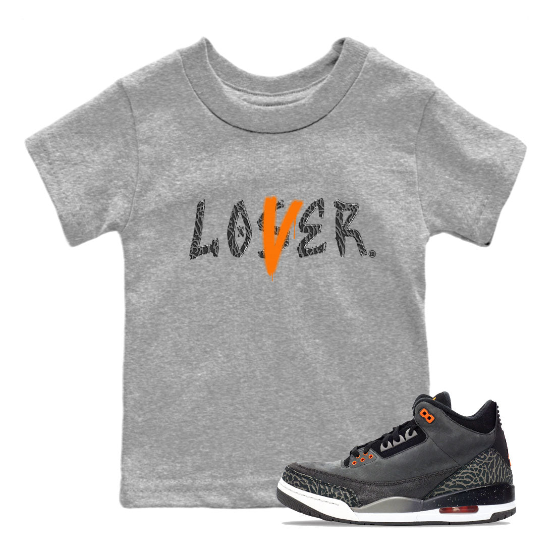 Loser Lover snkmatch Tee Kids - Air Jordan 3 Fear