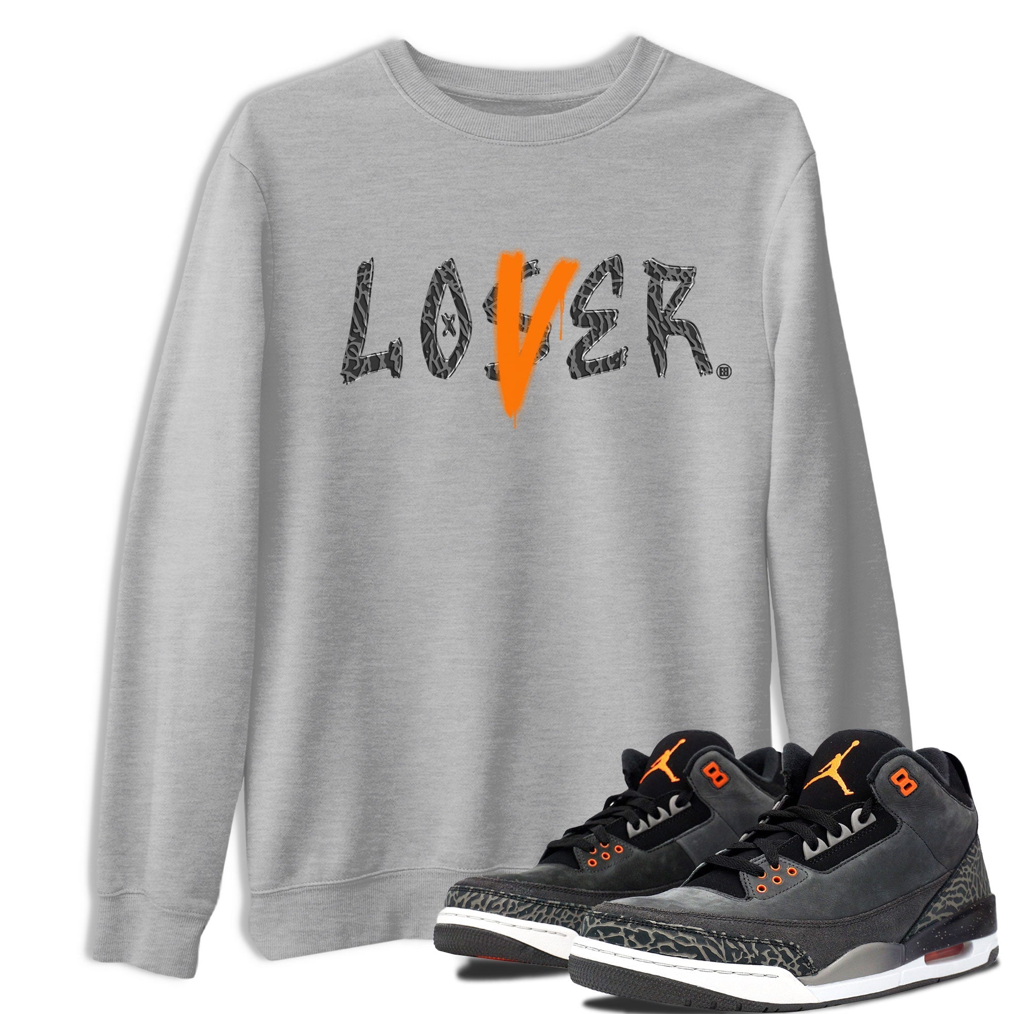Loser Lover snkmatch Tee - Air Jordan 3 Fear