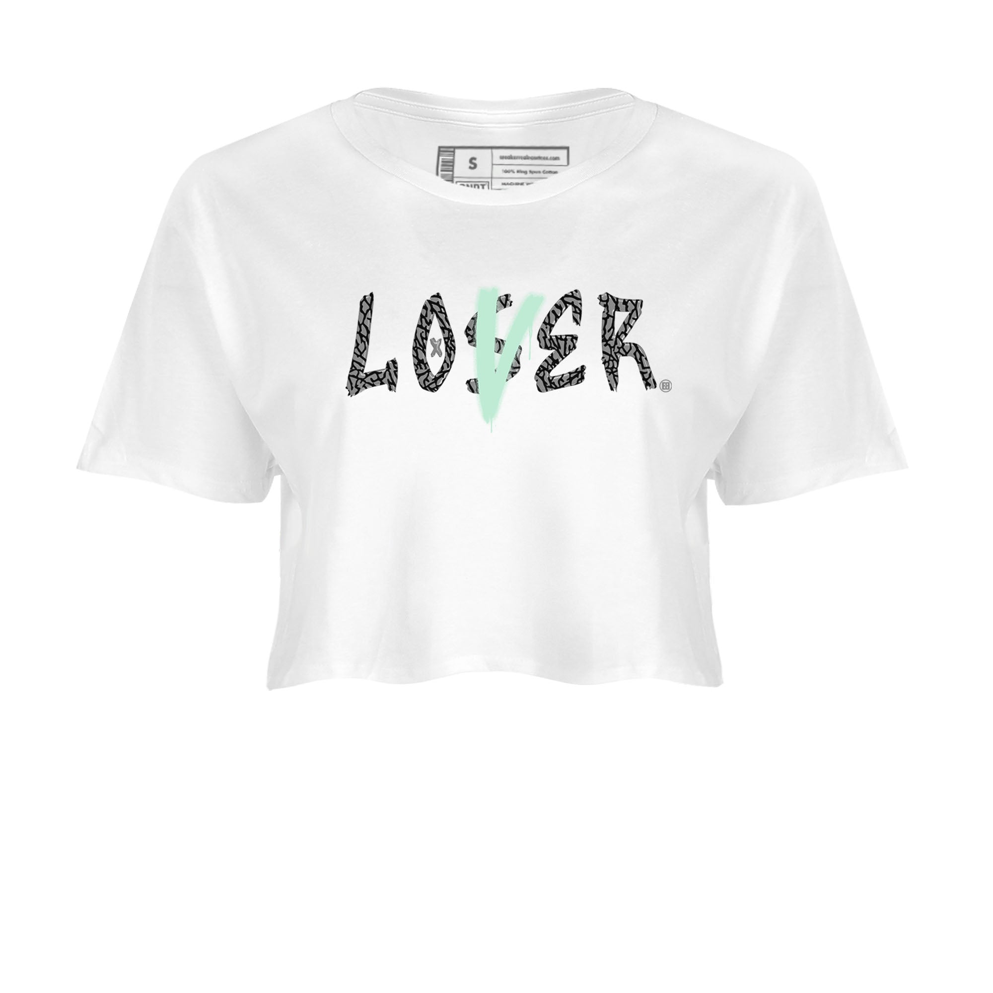 Loser Lover snkmatch Women's Top - Air Jordan 3 Green Glow