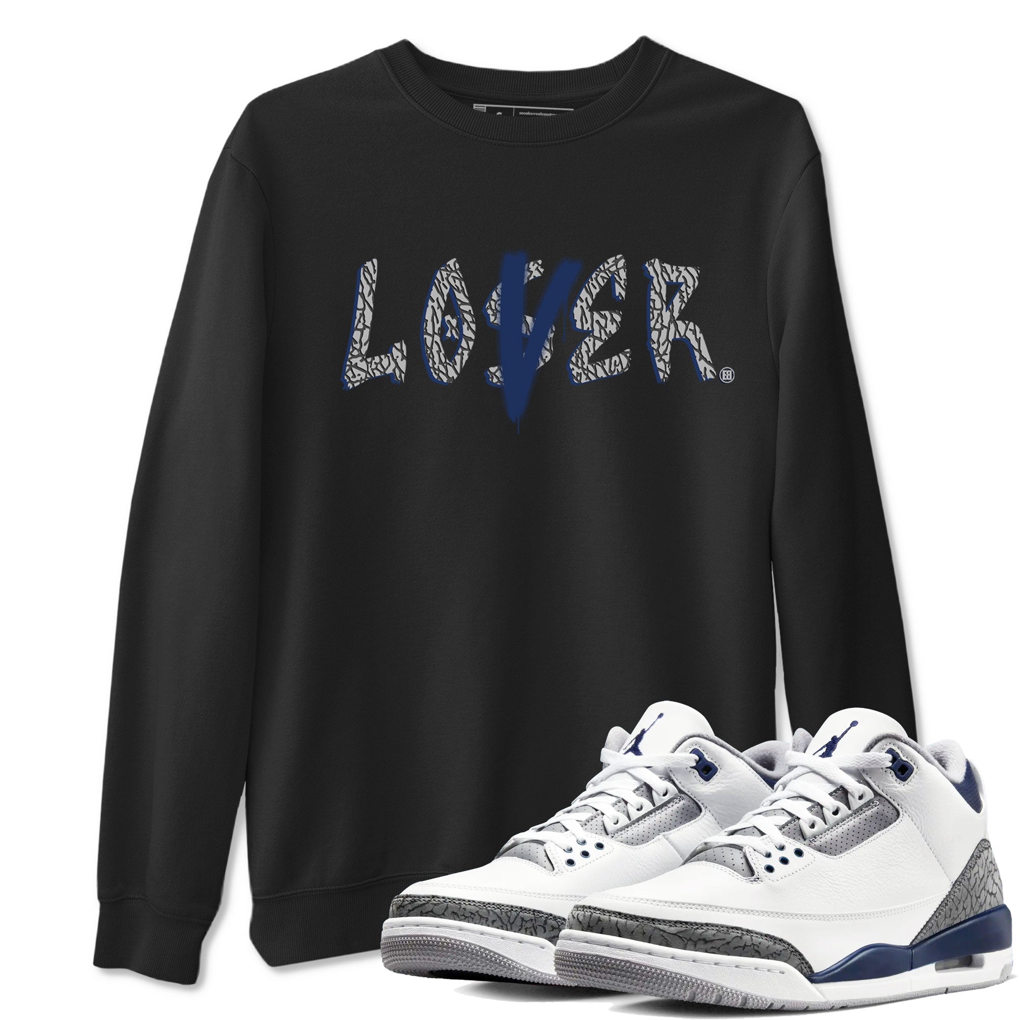 Loser Lover snkmatch Tees - Air Jordan 3 Midnight Navy 2023