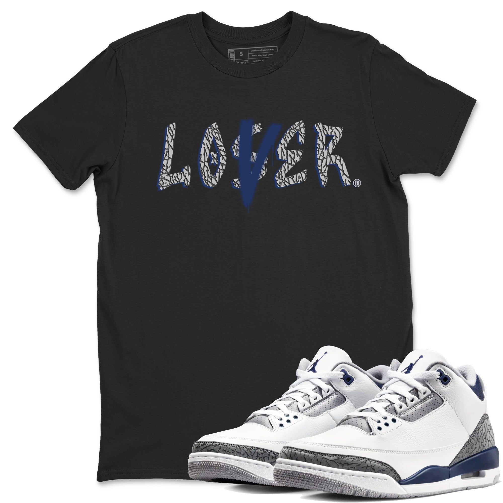 Loser Lover snkmatch Tees - Air Jordan 3 Midnight Navy 2023