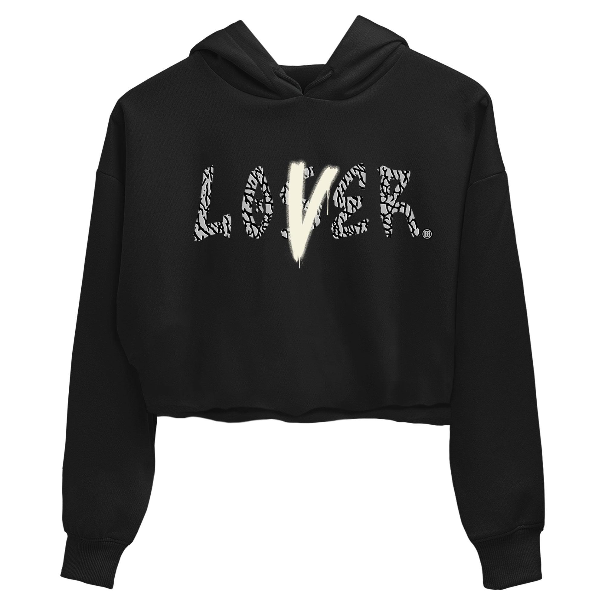 Loser Lover snkmatch Women's Top - Air Jordan 3 Off Noir