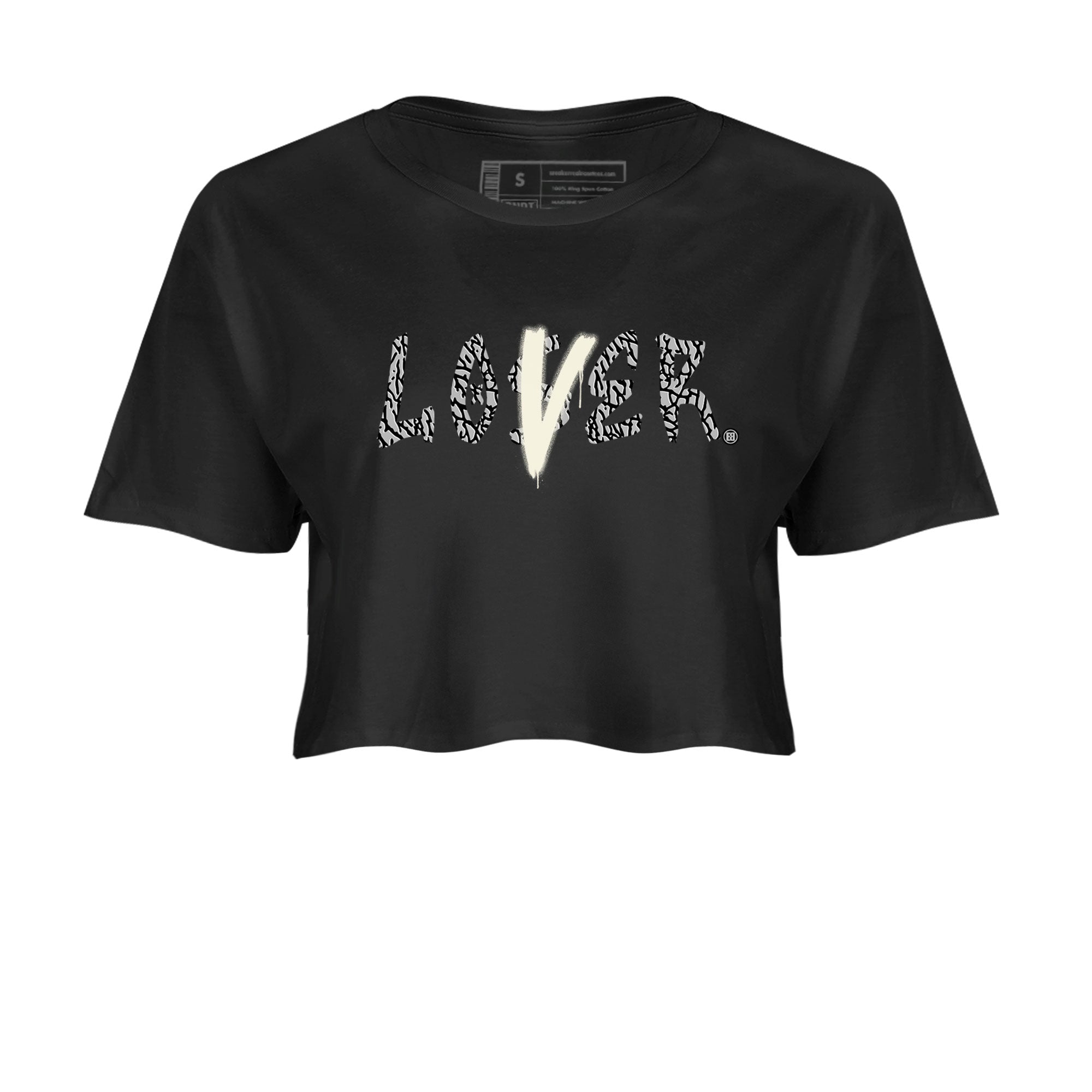 Loser Lover snkmatch Women's Top - Air Jordan 3 Off Noir