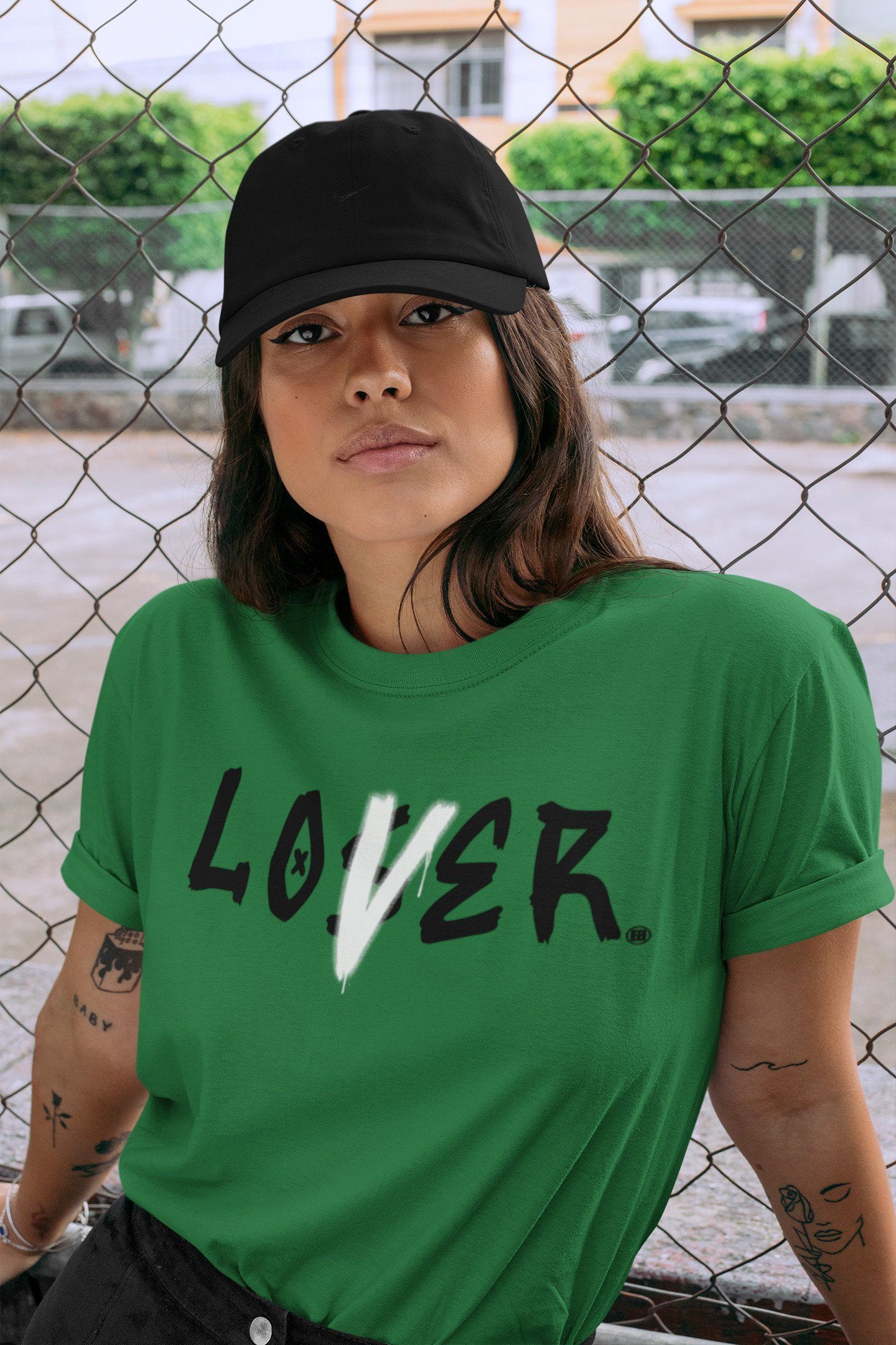 Loser Lover Unisex Tops - Air Jordan 3 Pine Green