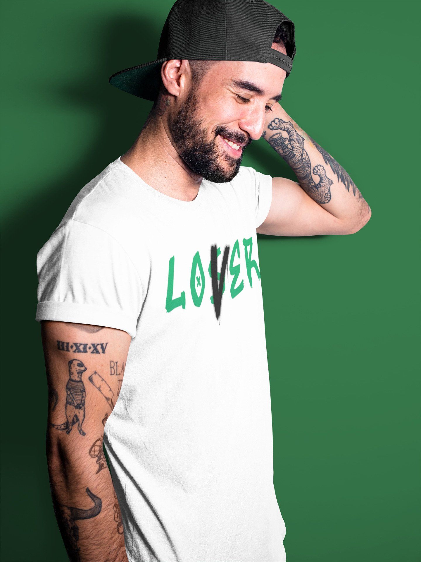 Loser Lover Unisex Tops - Air Jordan 3 Pine Green