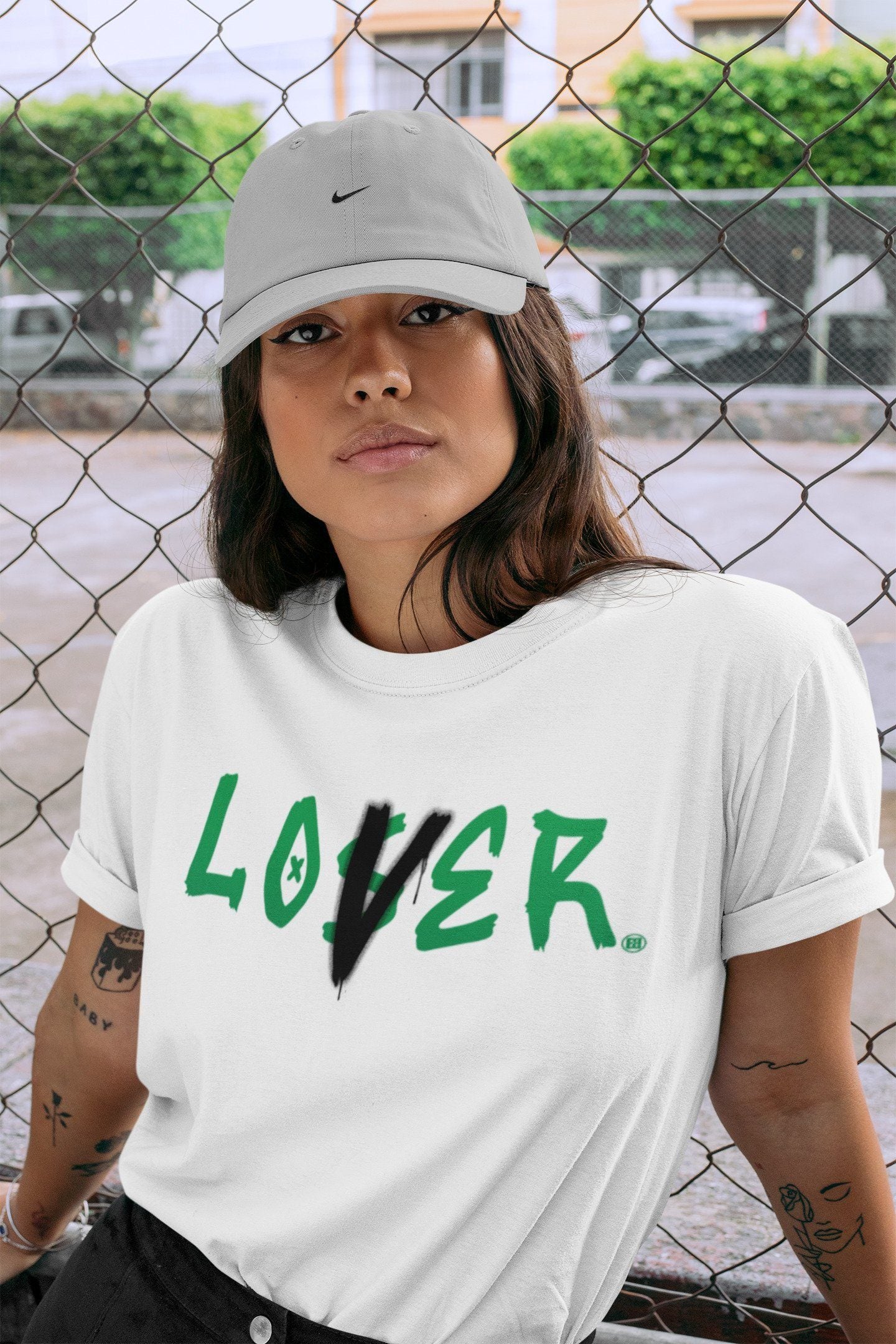 Loser Lover Unisex Tops - Air Jordan 3 Pine Green