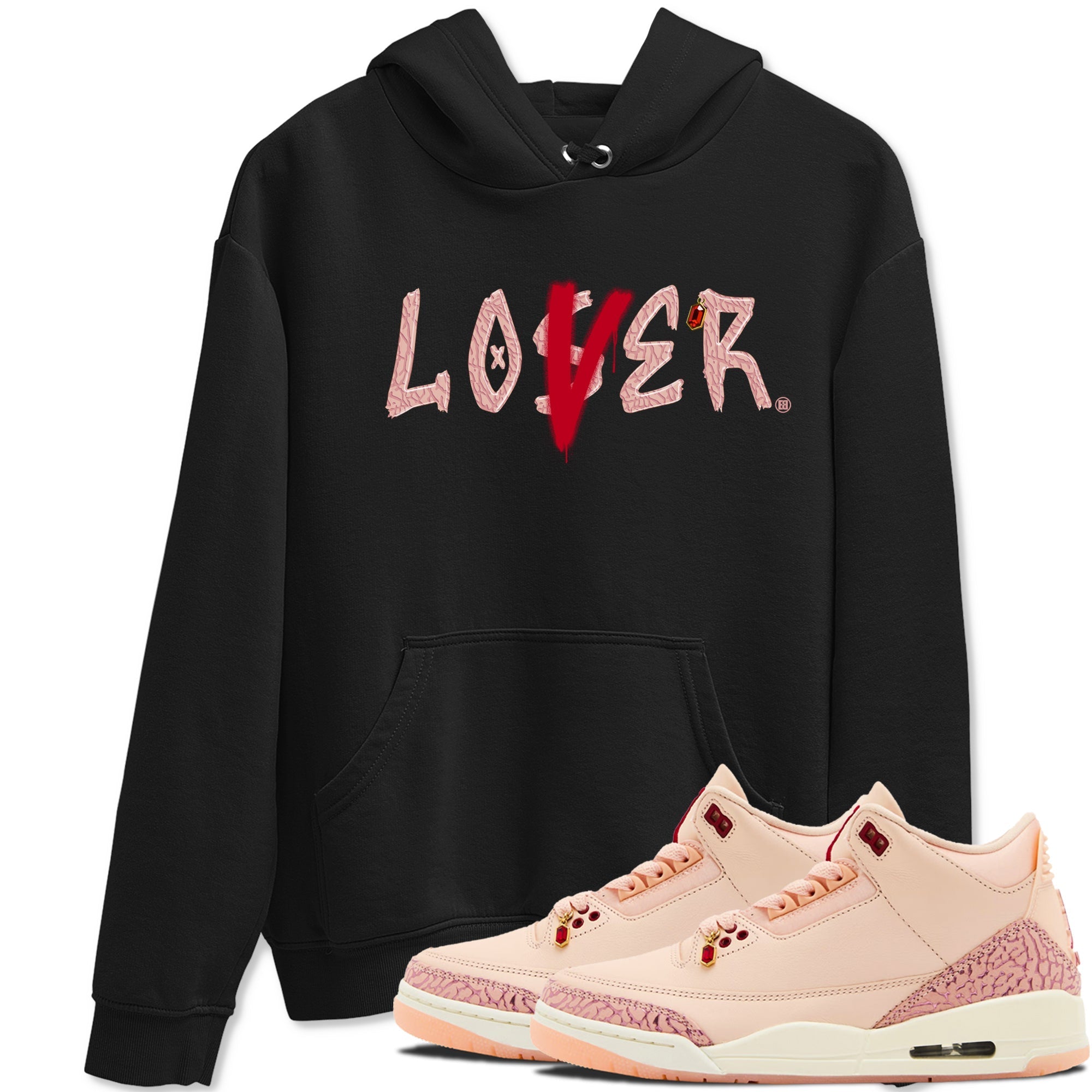 Loser Lover snkmatch Tees - Air Jordan 3 Valentines Day
