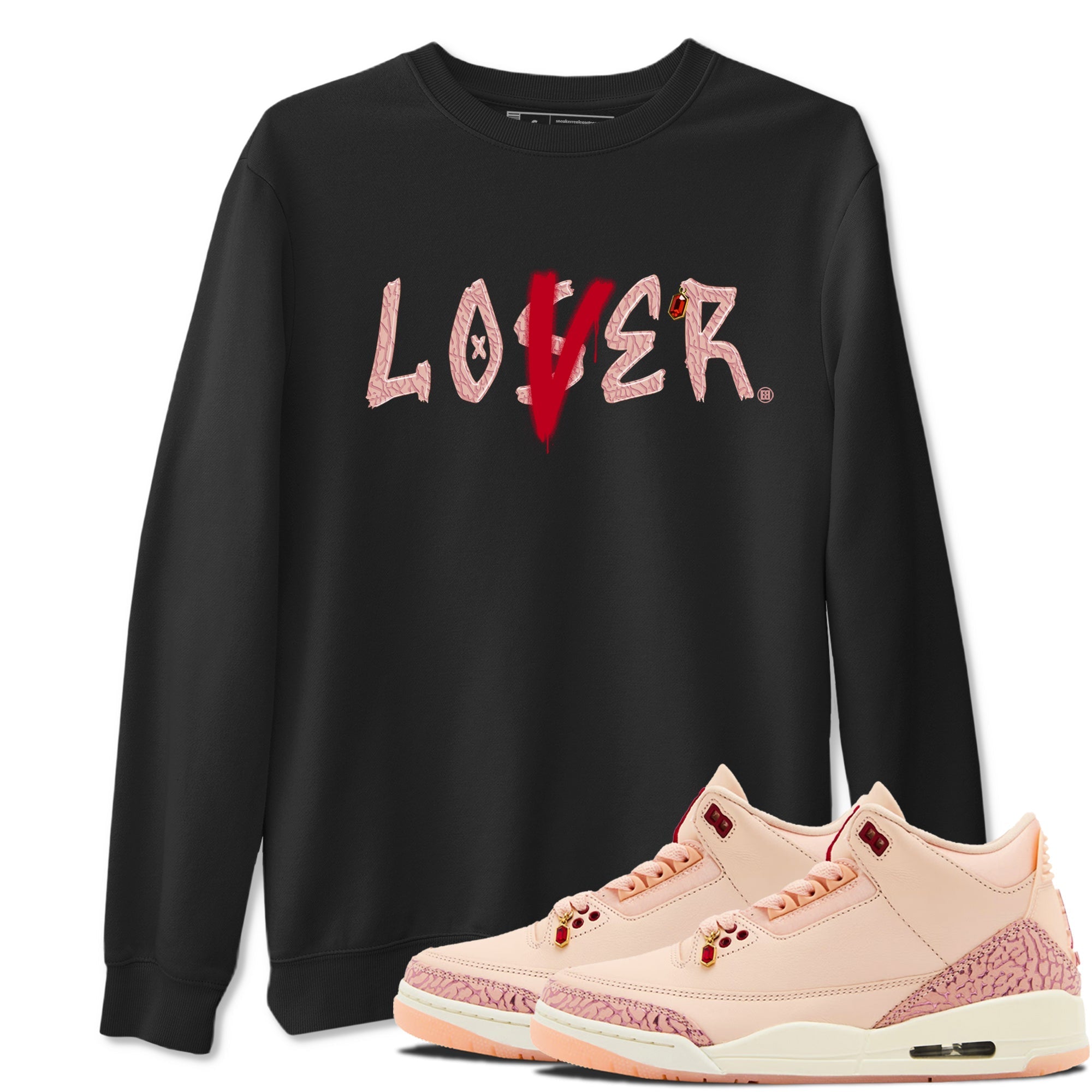 Loser Lover snkmatch Tees - Air Jordan 3 Valentines Day