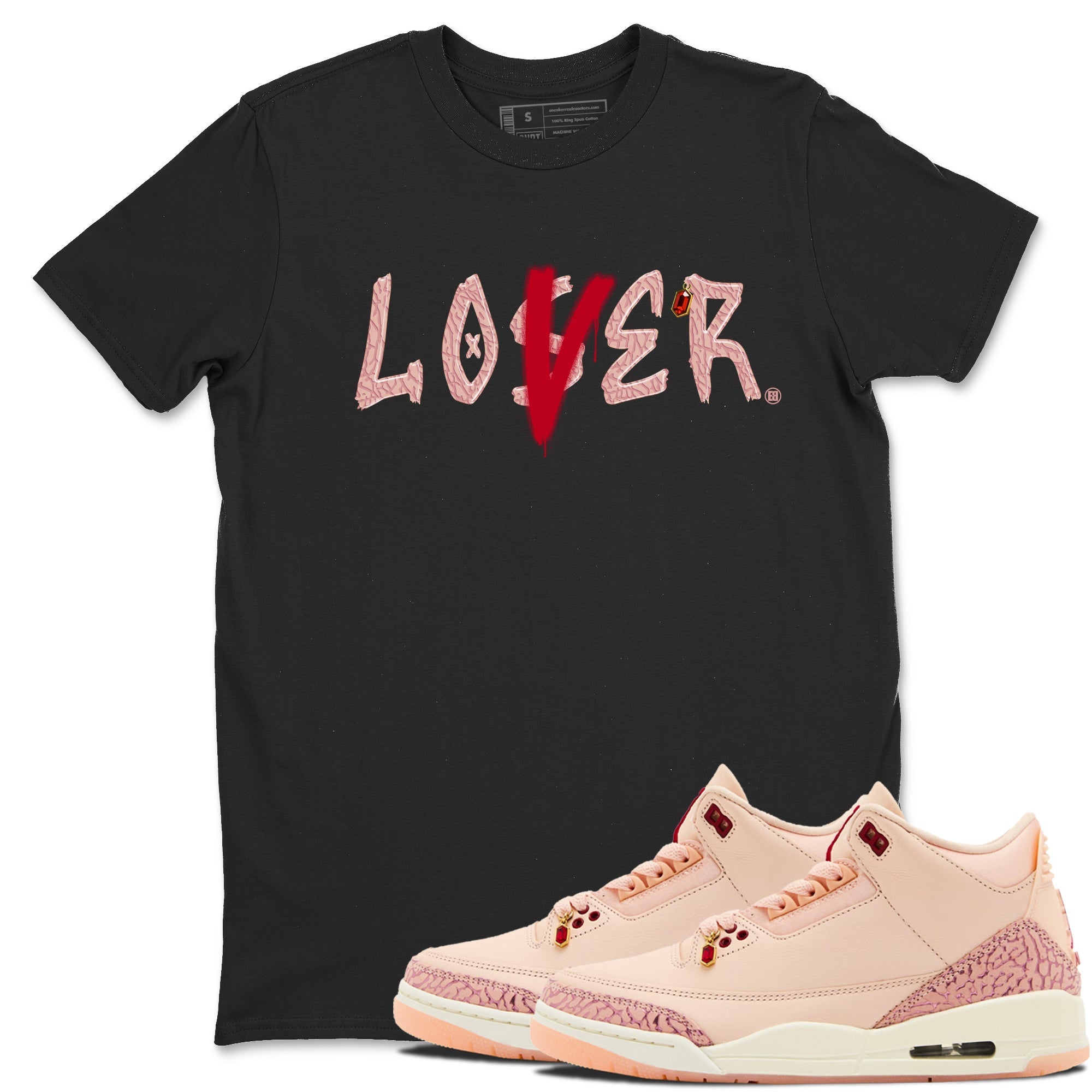Loser Lover snkmatch Tees - Air Jordan 3 Valentines Day