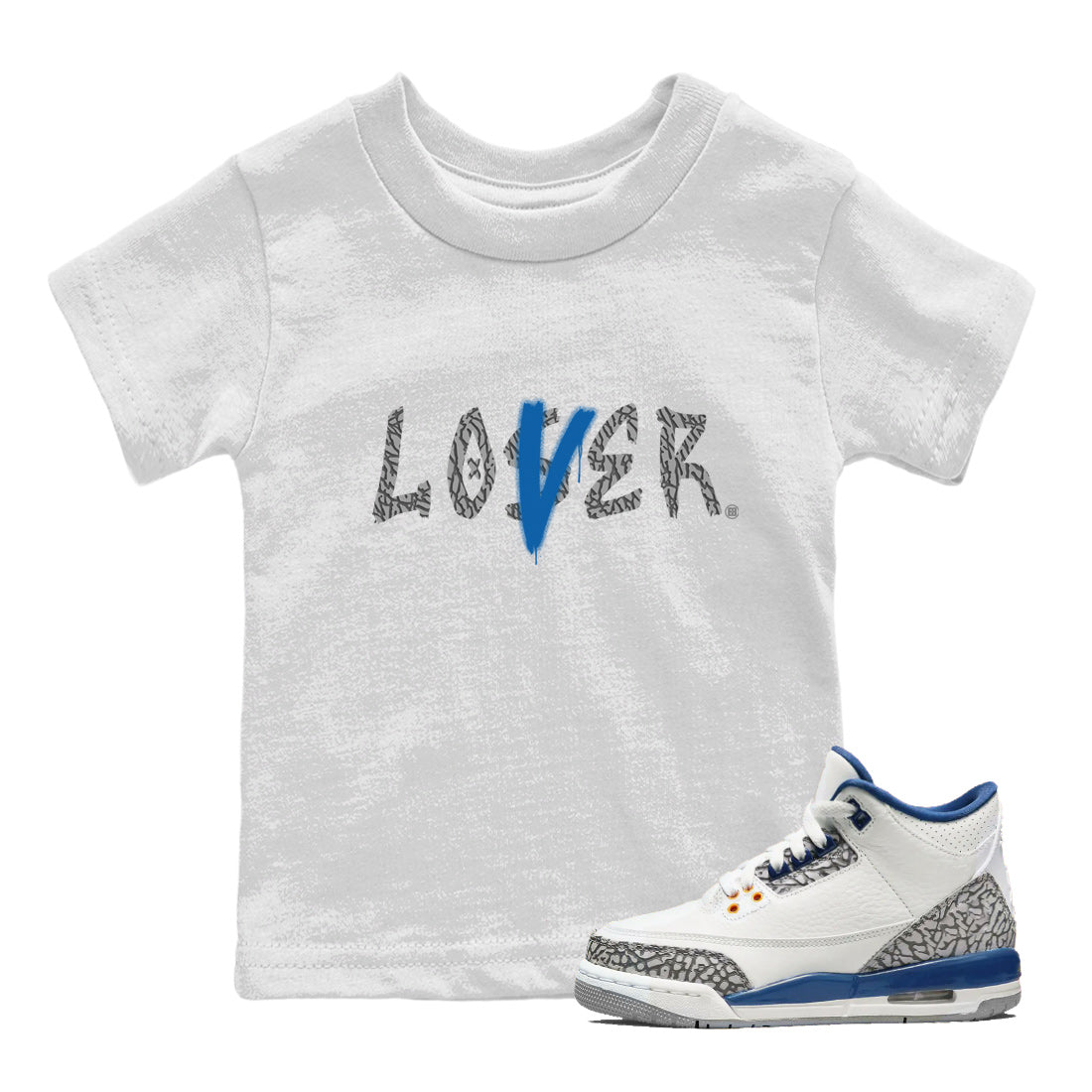 Loser Lover Kids Tops - Air Jordan 3 Wizards