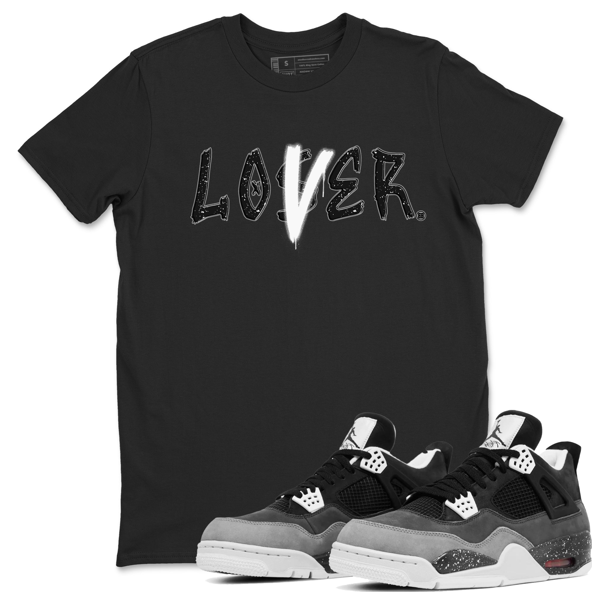 Loser Lover snkmatch Tees - Air Jordan 4 Fear