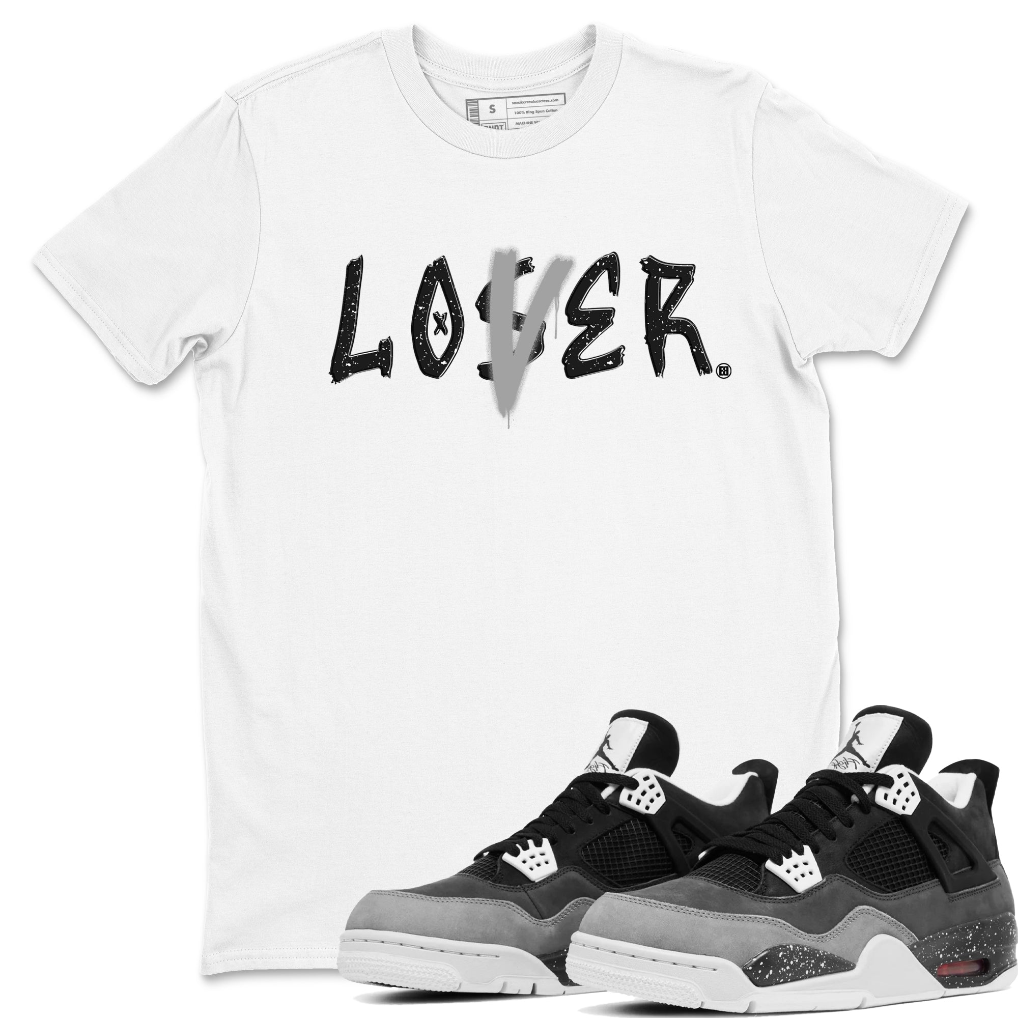 Loser Lover snkmatch Tees - Air Jordan 4 Fear