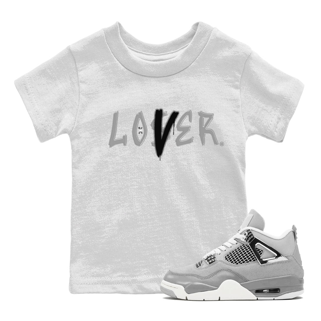 Loser Lover snkmatch Tee Kids - Air Jordan 4 Frozen Moments