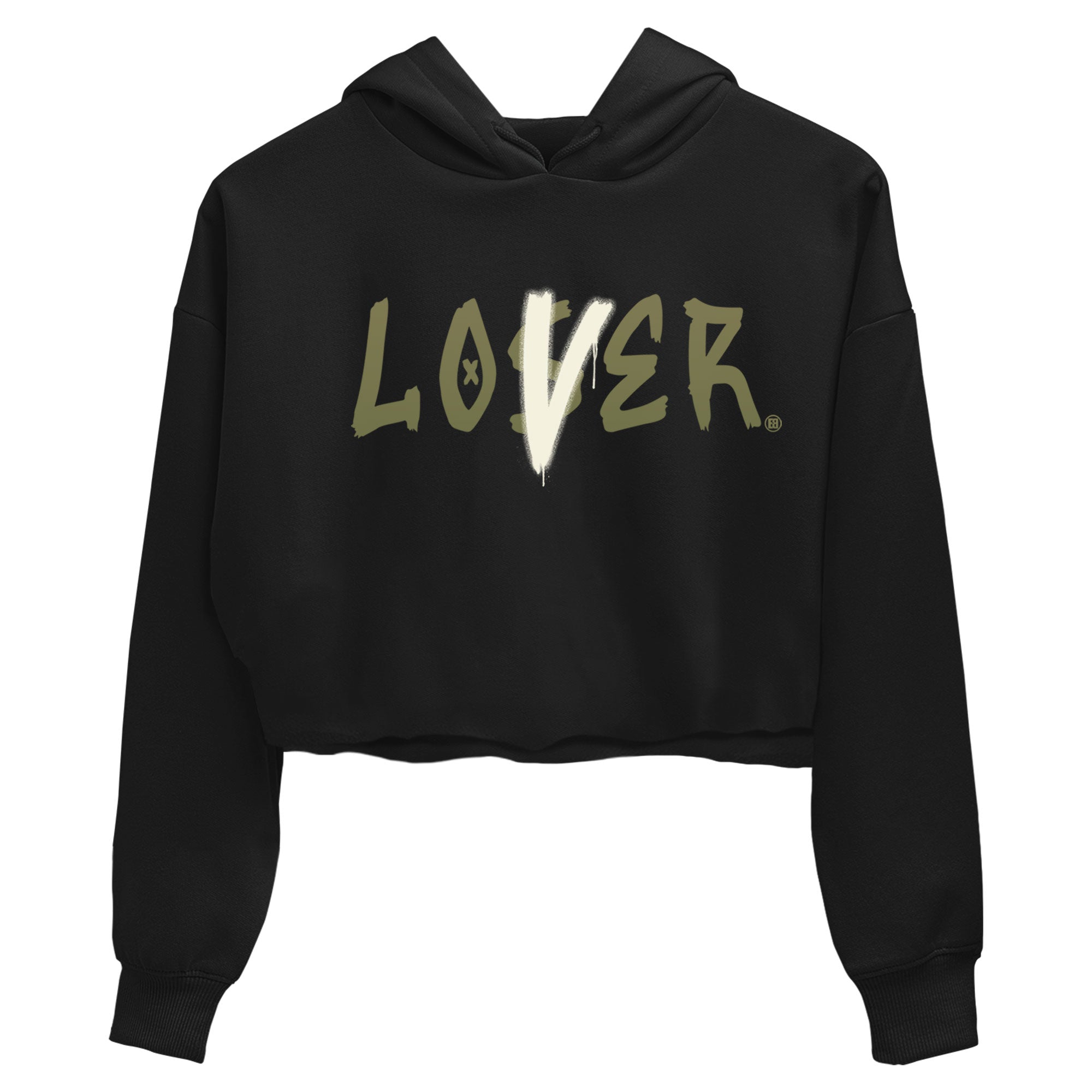 Loser Lover snkmatch Women's Top - Air Jordan 4 Medium Olive