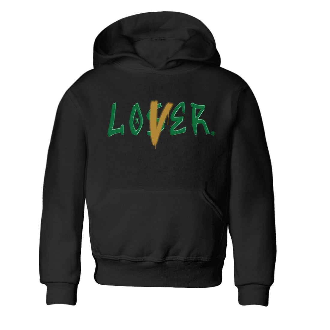 Loser Lover Kids Tops - Air Jordan 4 Pine Green