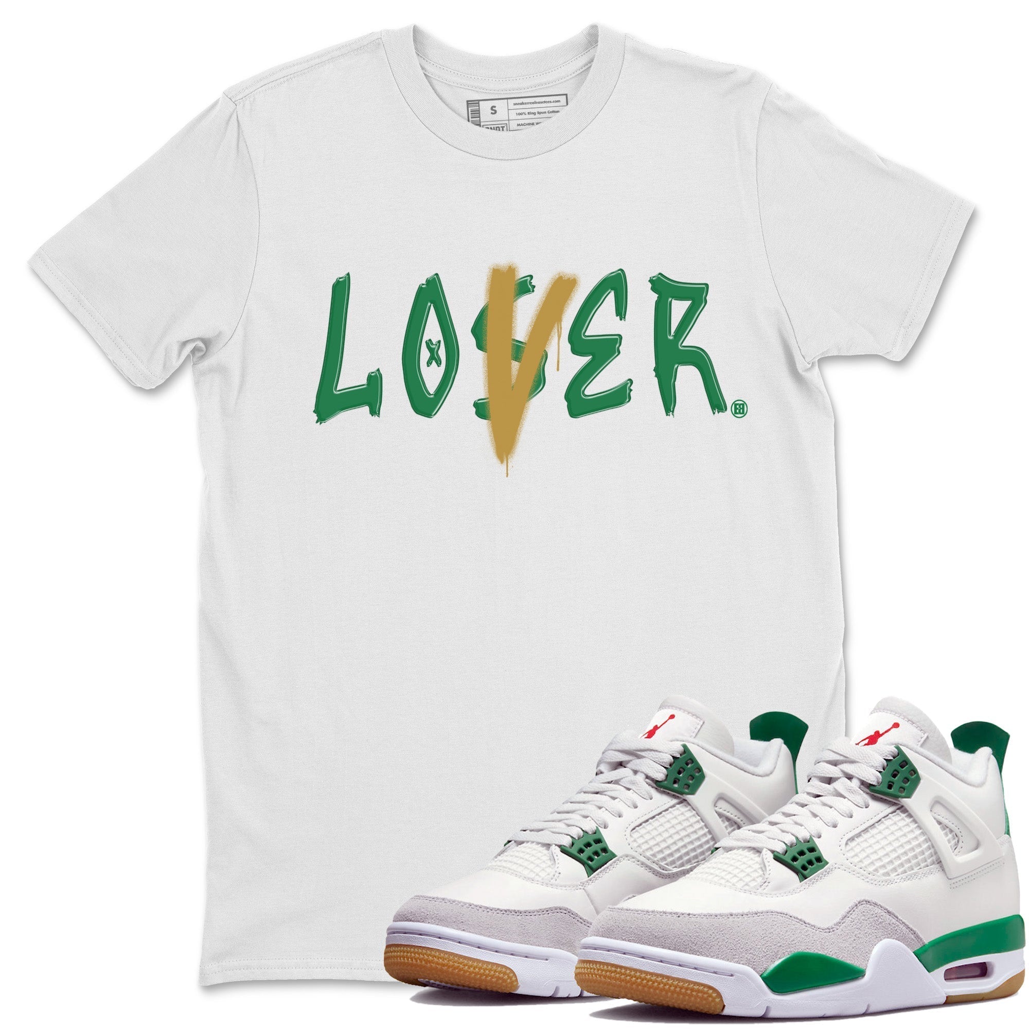 Loser Lover Unisex Tops - Air Jordan 4 Pine Green SB