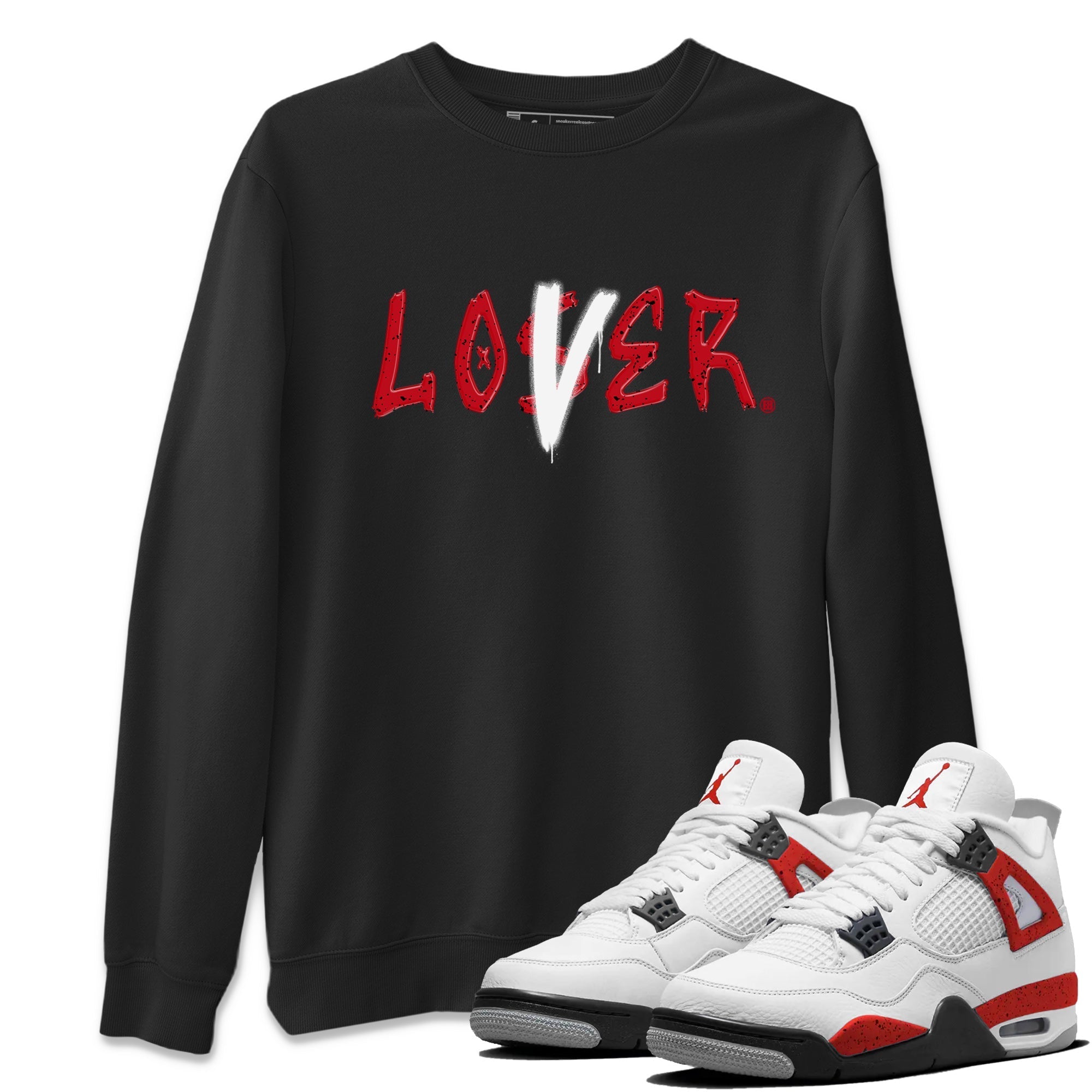 Loser Lover Unisex Tops - Air Jordan 4 Red Cement
