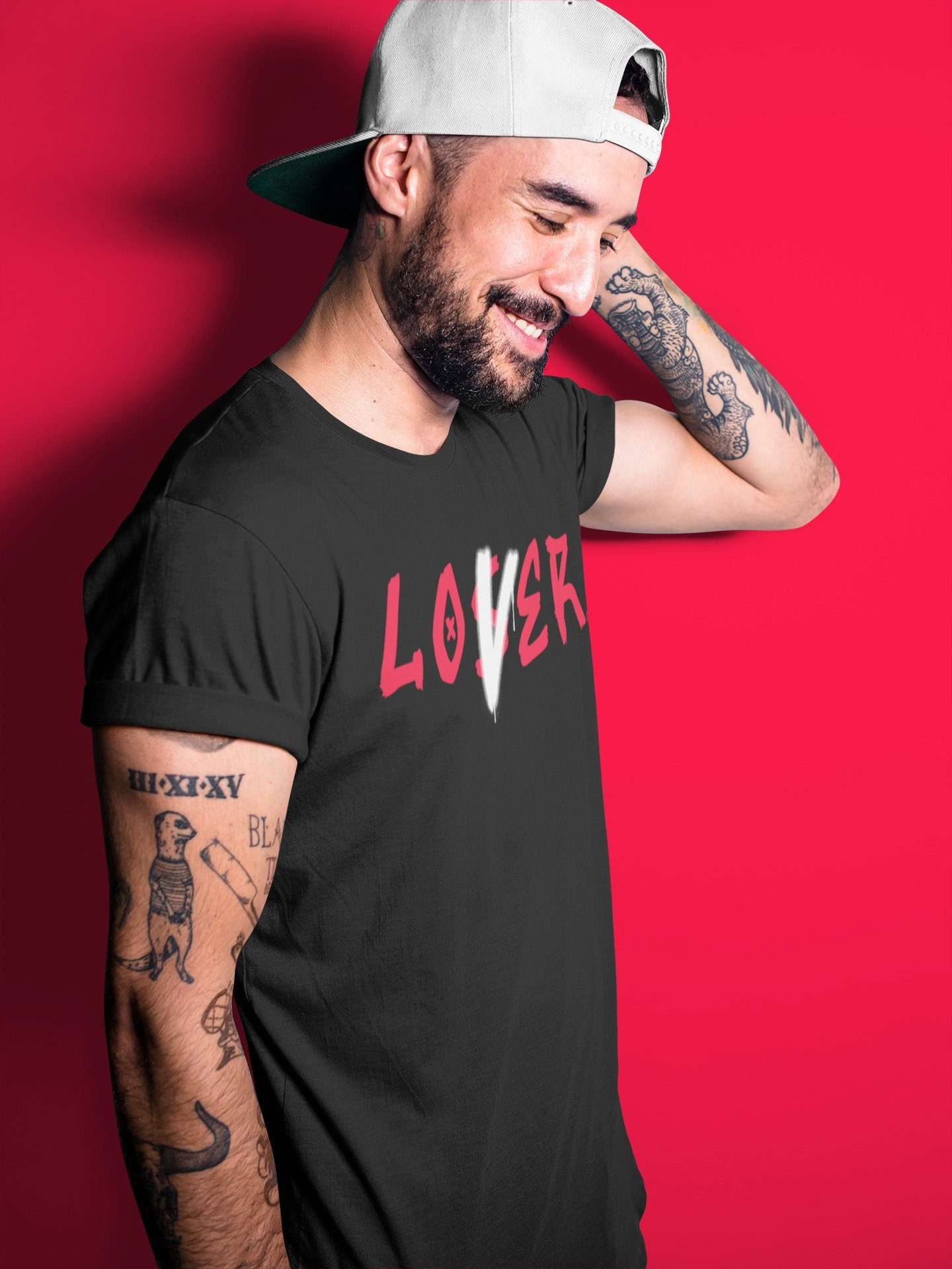 Loser Lover Unisex Tops - Air Jordan 4 Red Thunder