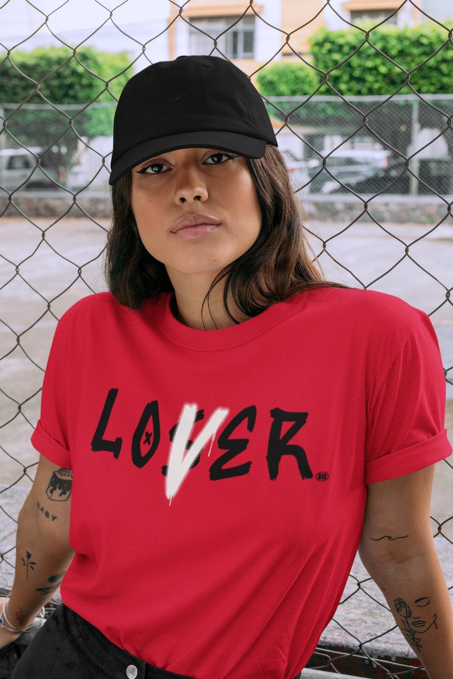 Loser Lover Unisex Tops - Air Jordan 4 Red Thunder