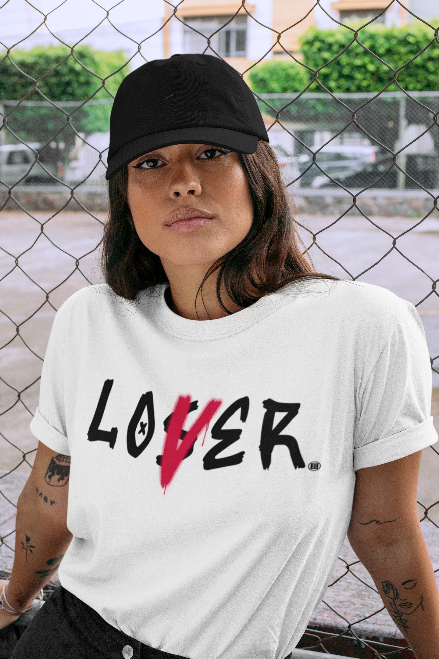 Loser Lover Unisex Tops - Air Jordan 4 Red Thunder
