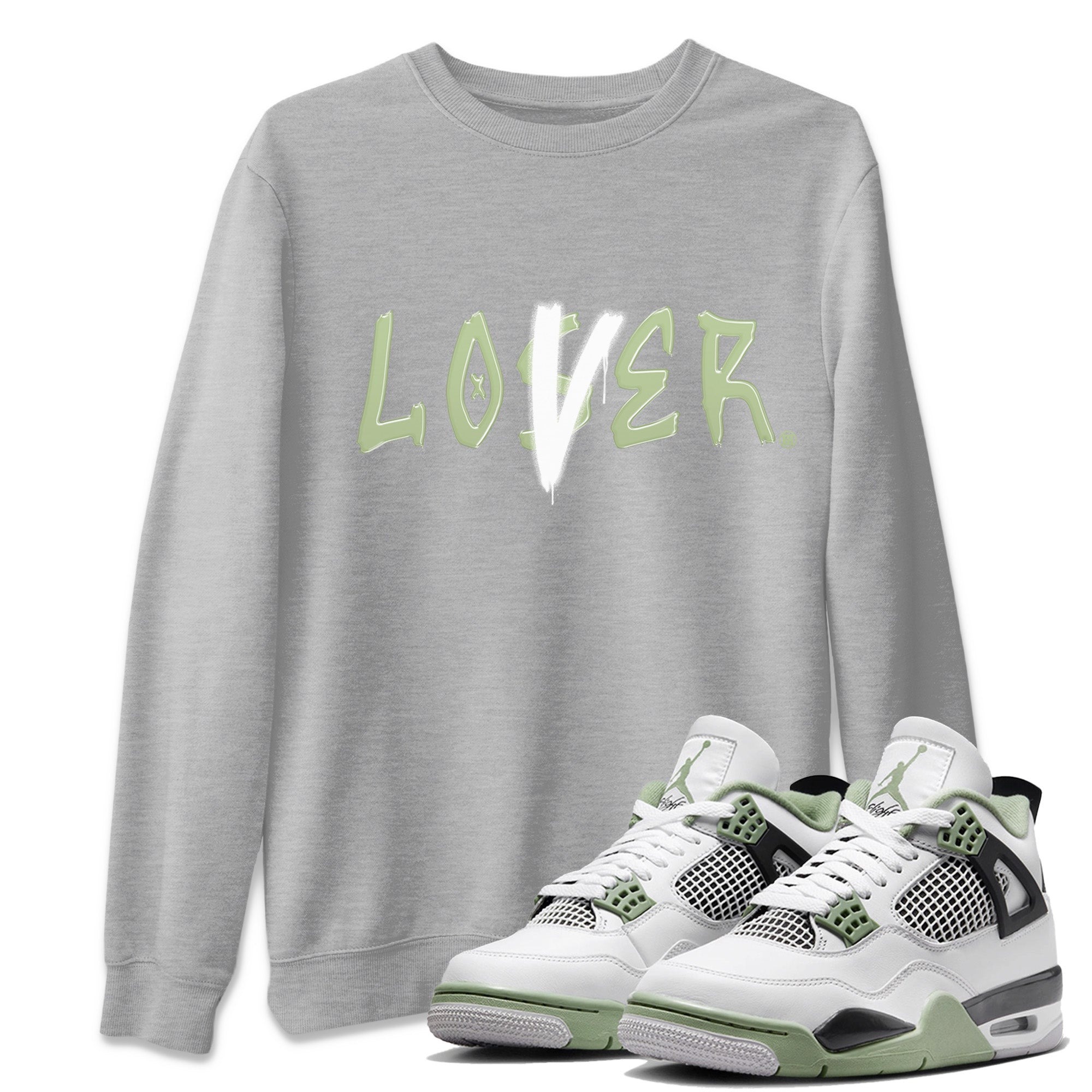 Loser Lover Unisex Tops - Air Jordan 4 Seafoam