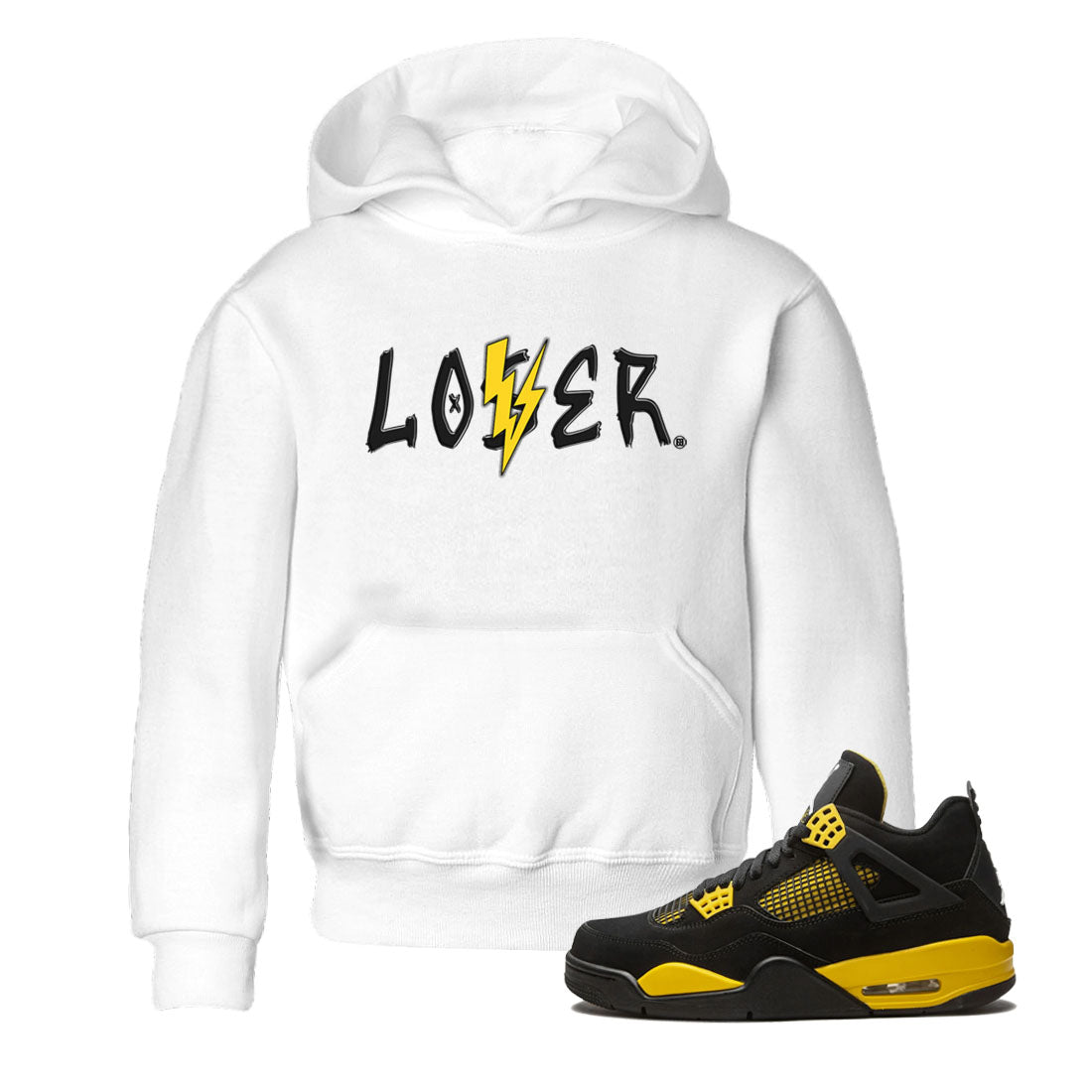 Loser Lover Kids Tops - Air Jordan 4 Thunder