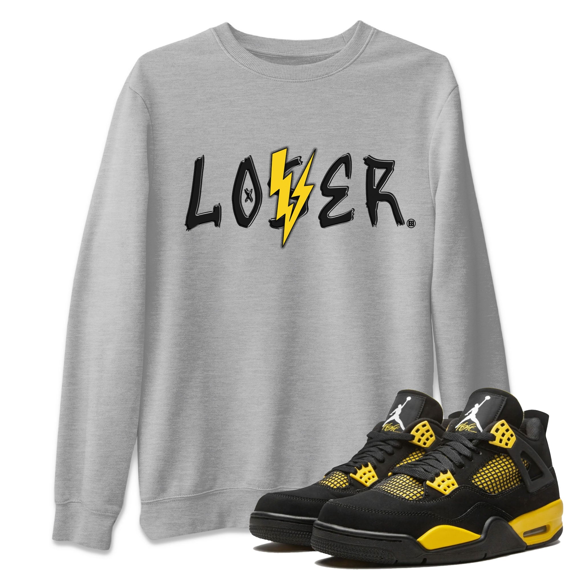 Loser Lover Unisex Tops - Air Jordan 4 Thunder