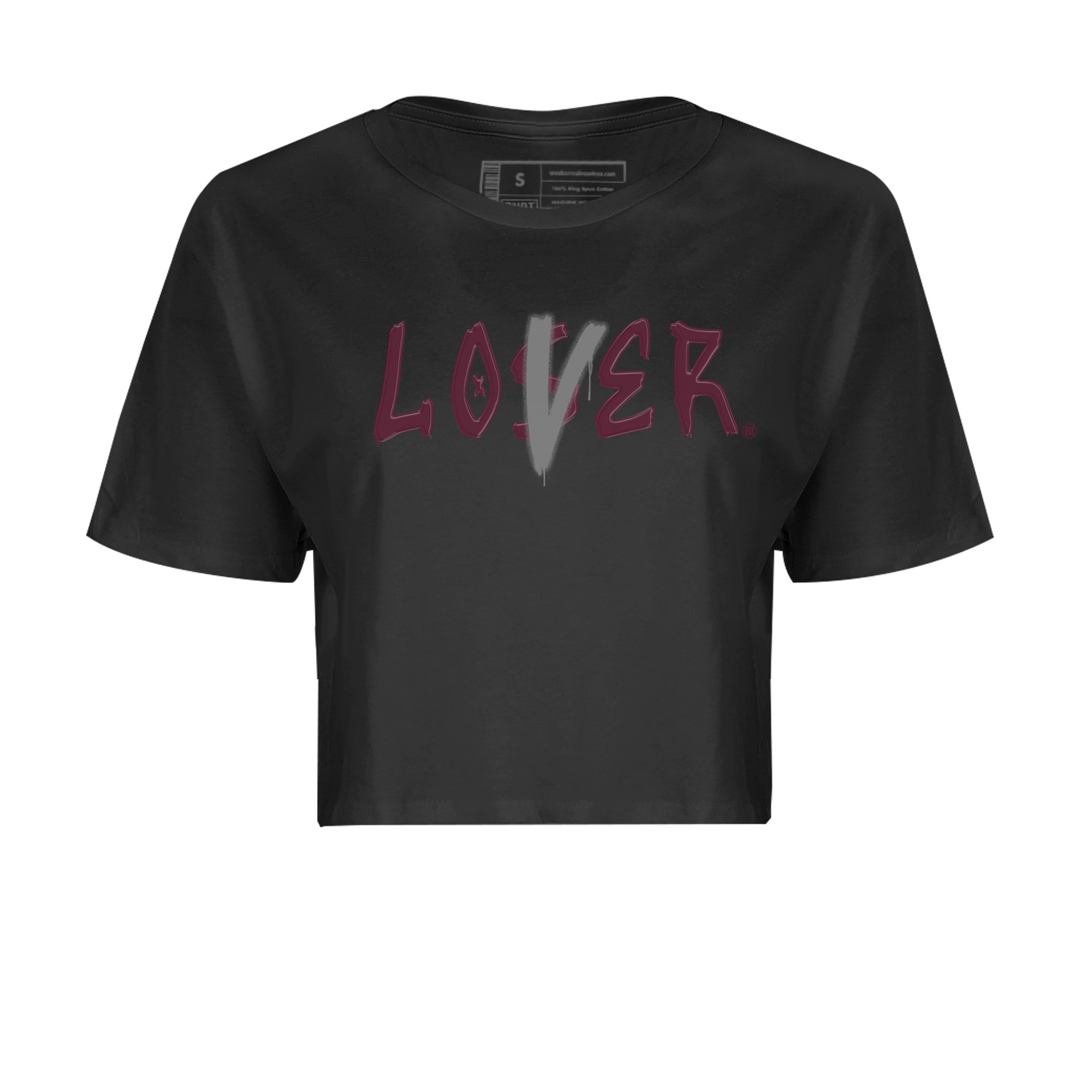 Loser Lover Women's Tops - Air Jordan 5 Burgundy