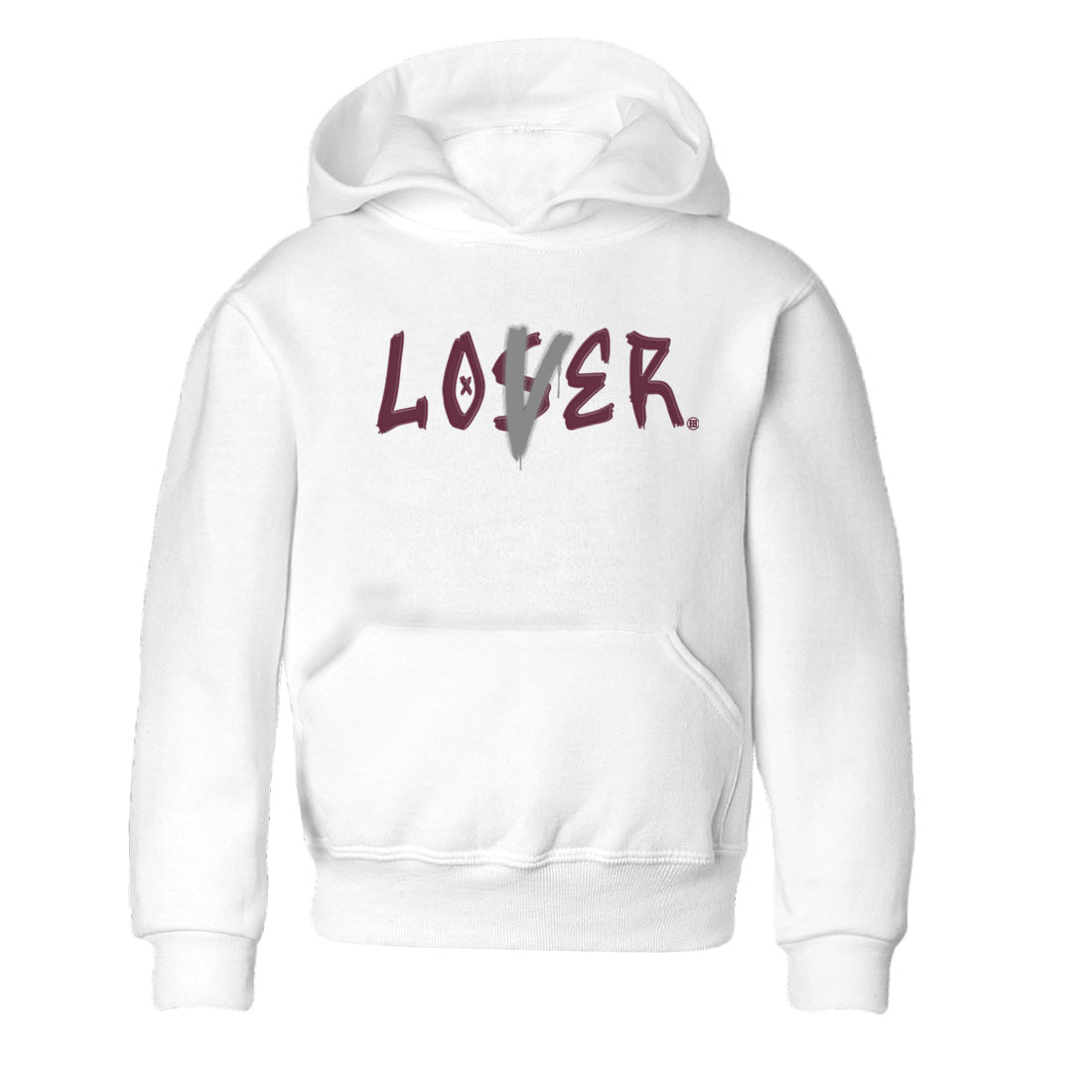Loser Lover Kids Tops - Air Jordan 5 Burgundy