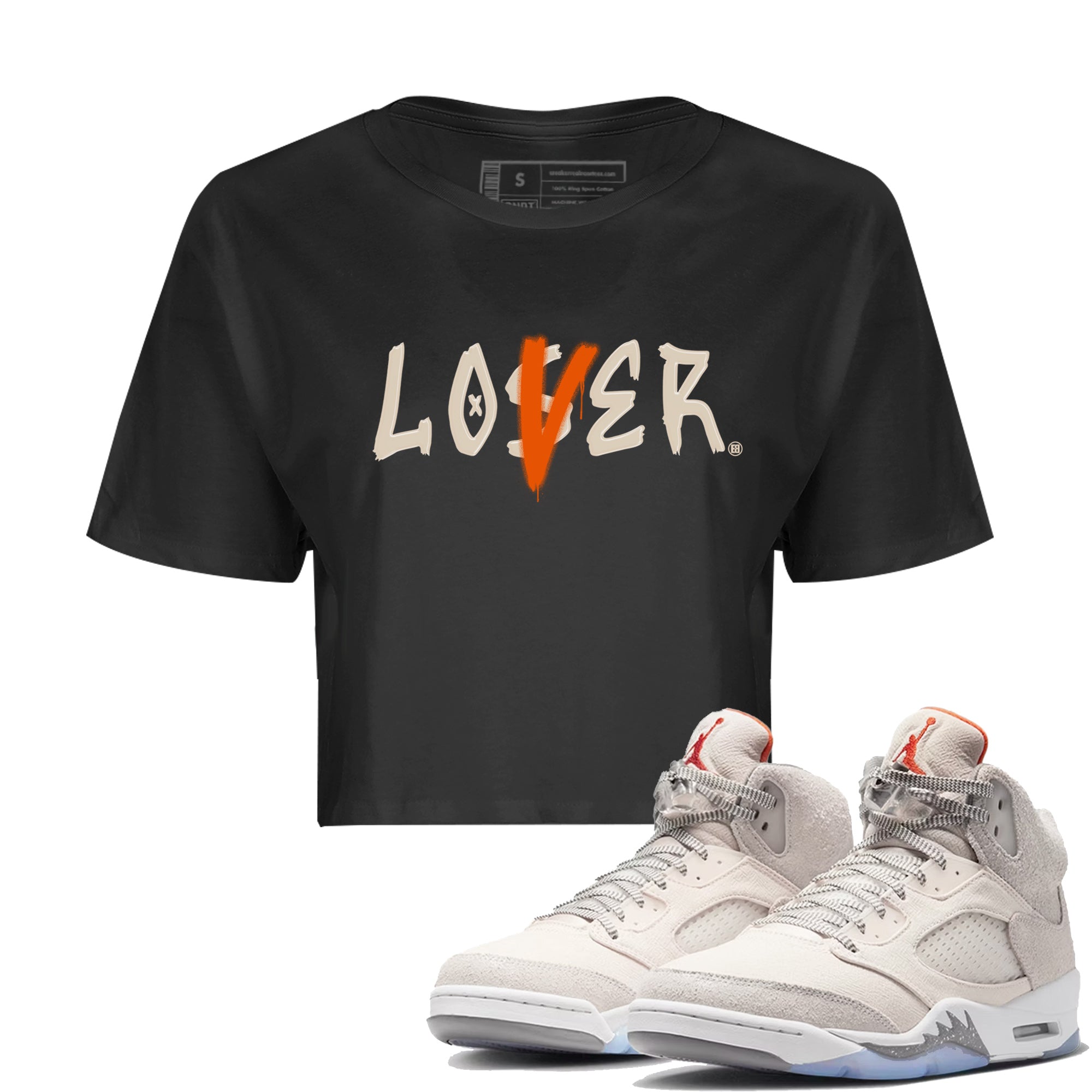 Loser Lover Women's Tops - Air Jordan 5 Craft