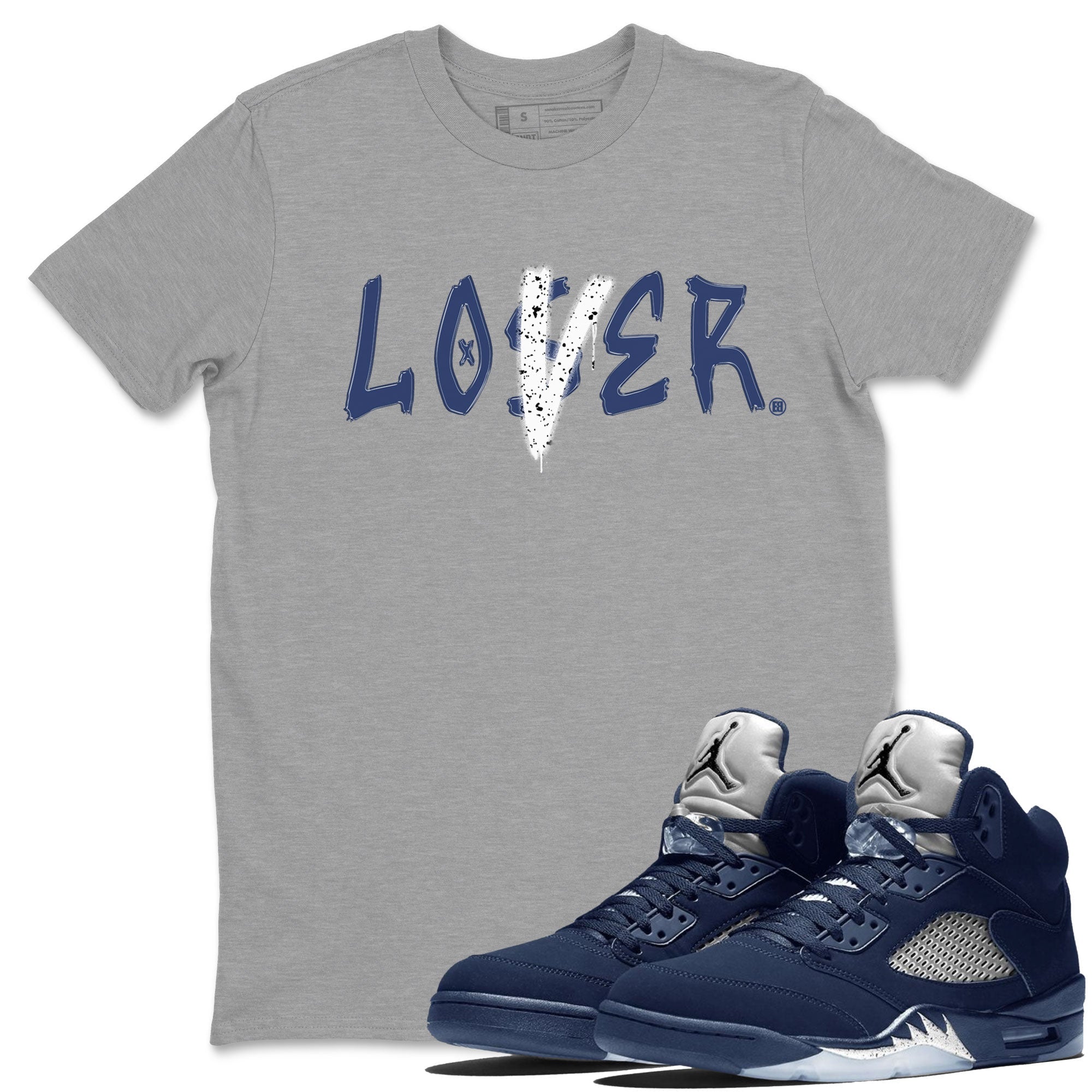 Loser Lover snkmatch Tee - Air Jordan 5 Georgetown