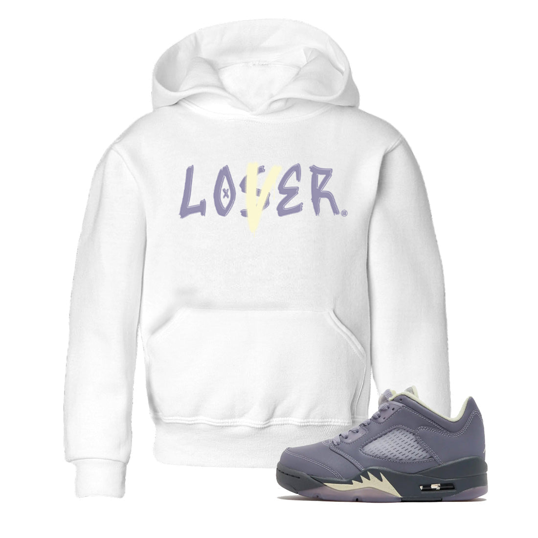 Loser Lover Kids Tops - Air Jordan 5 Indigo Haze