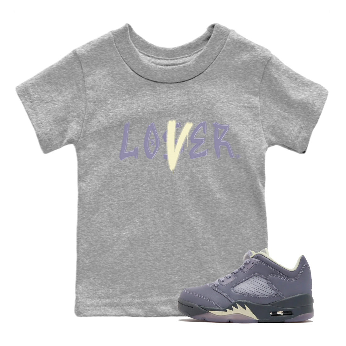 Loser Lover Kids Tops - Air Jordan 5 Indigo Haze