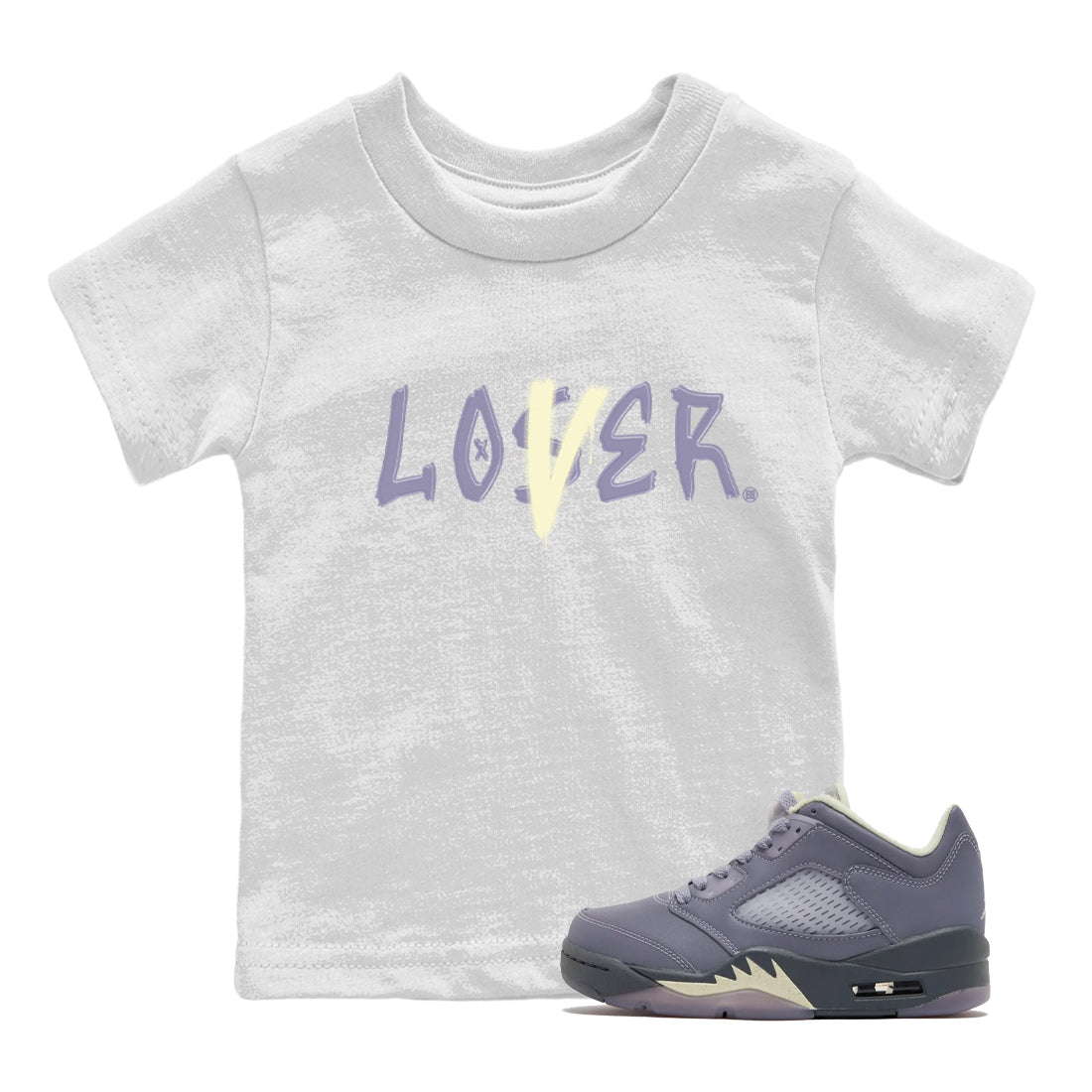 Loser Lover Kids Tops - Air Jordan 5 Indigo Haze