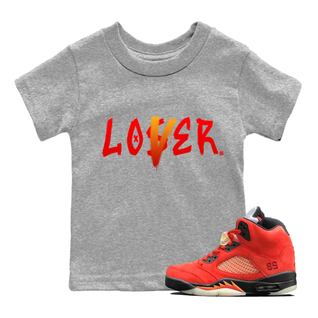 Loser Lover Kids Tops - Air Jordan 5 Mars For Her