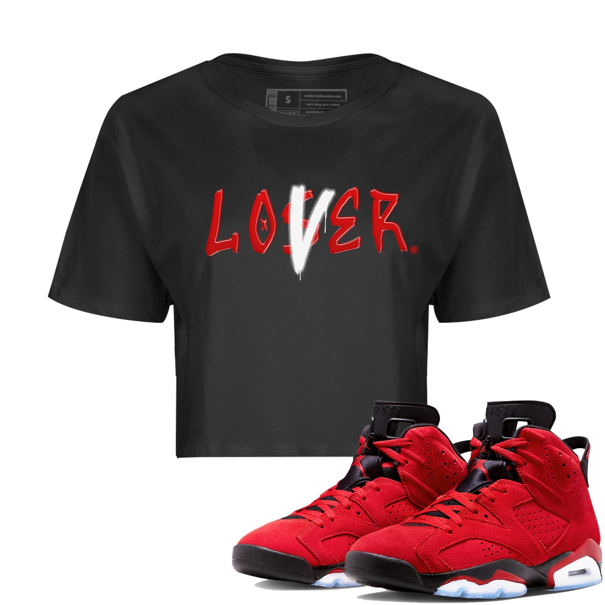 Loser Lover Women's Tops - Air Jordan 6 Toro Bravo