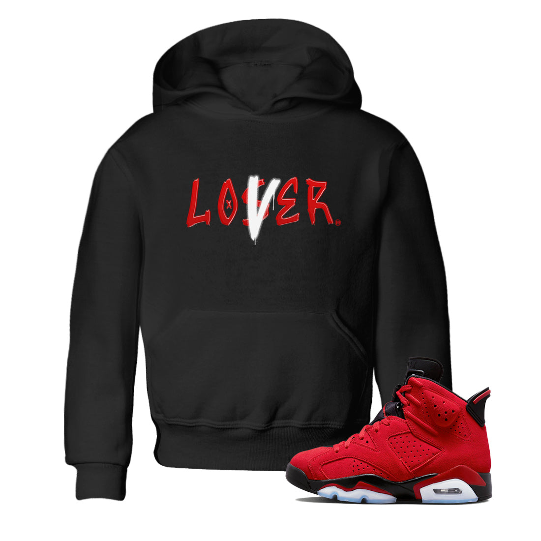 Loser Lover Kids Tops - Air Jordan 6 Toro Bravo
