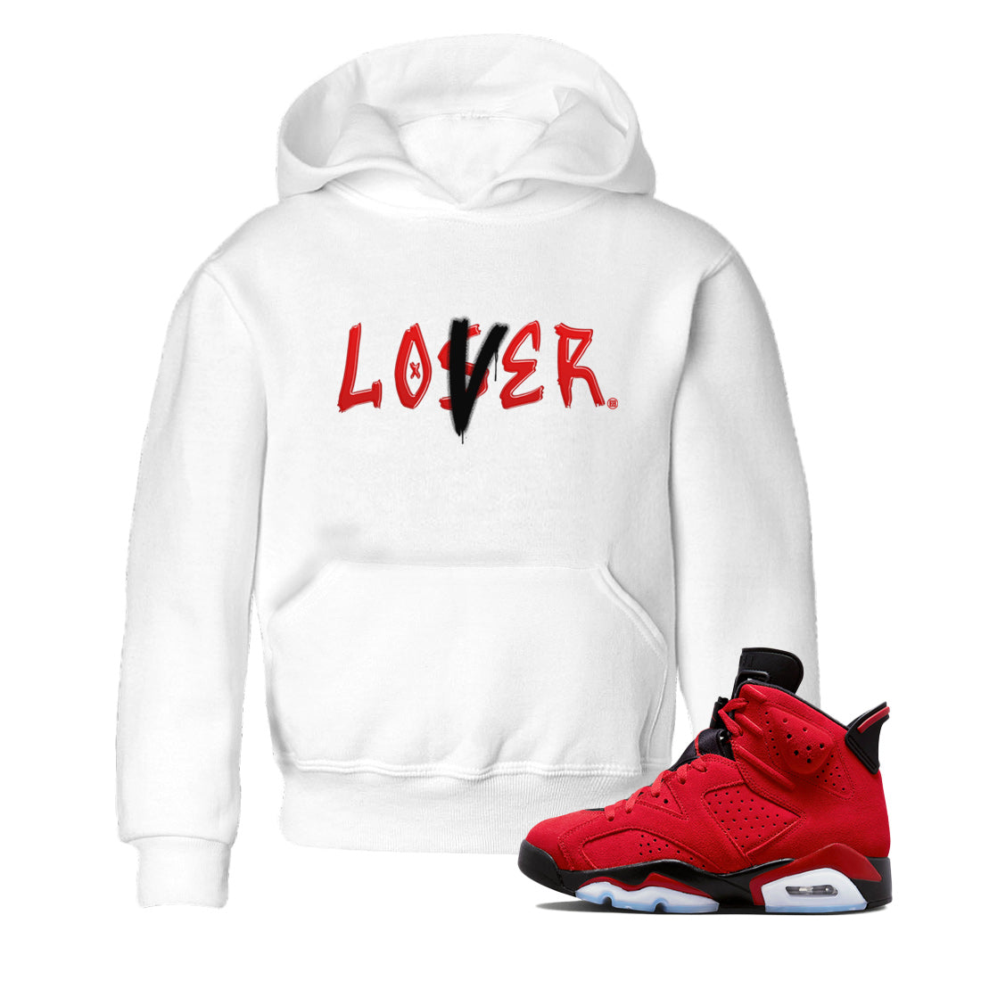 Loser Lover Kids Tops - Air Jordan 6 Toro Bravo