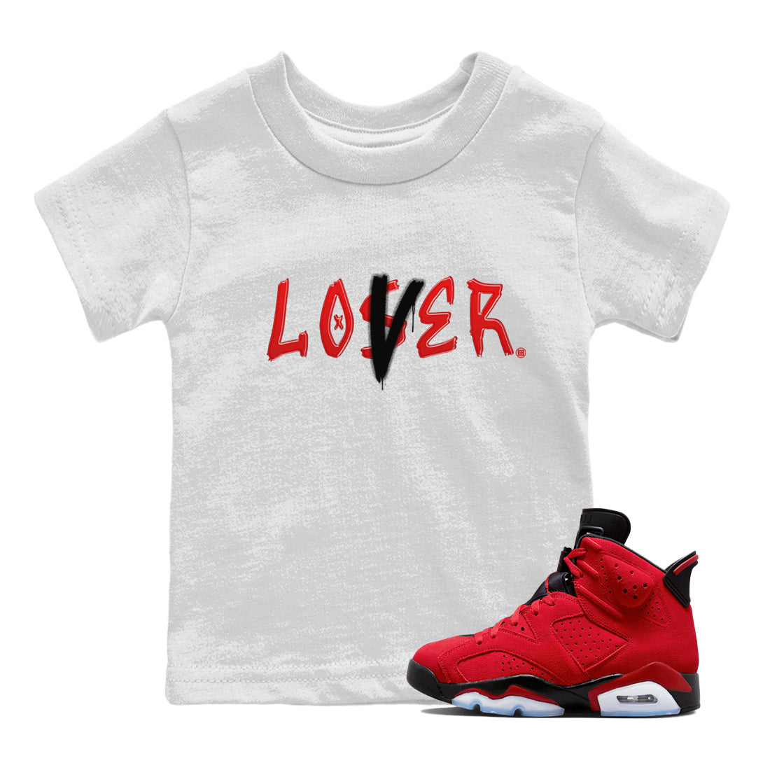 Loser Lover Kids Tops - Air Jordan 6 Toro Bravo