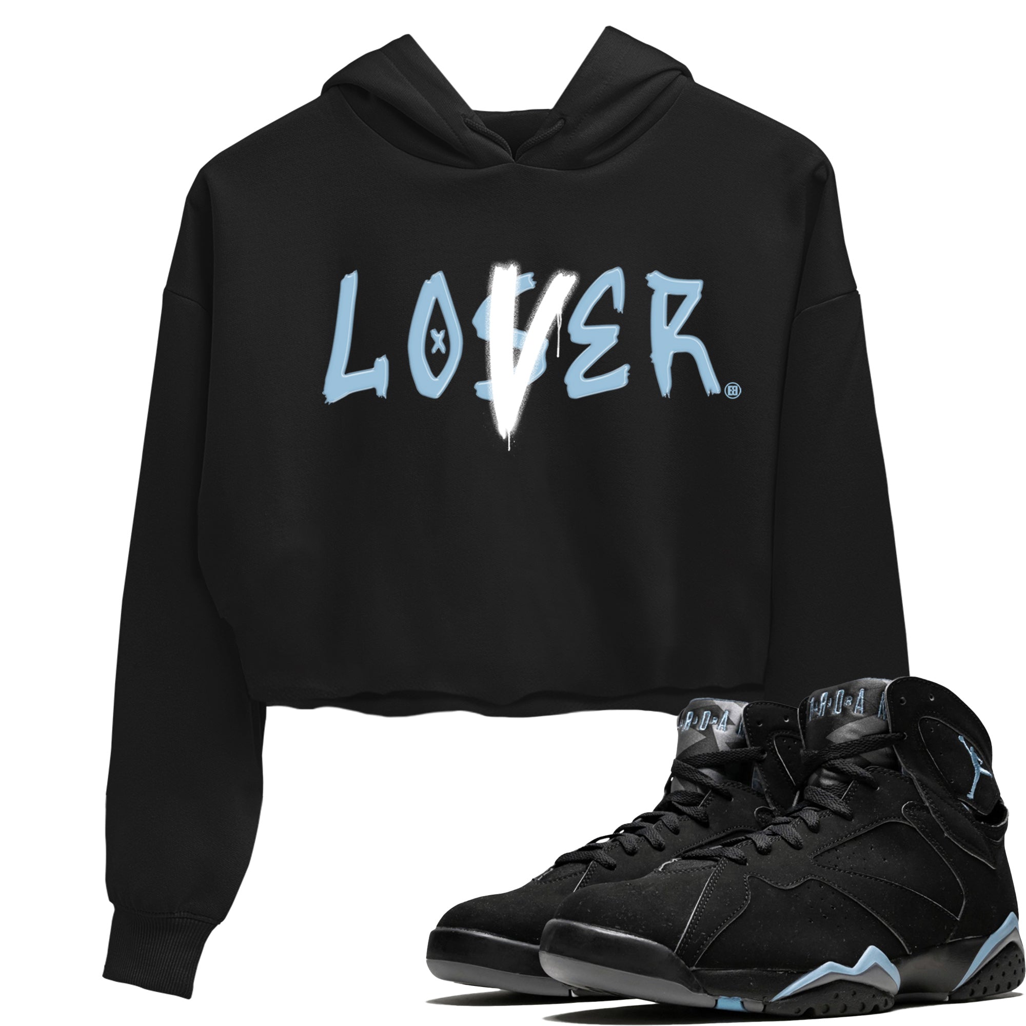 Loser Lover Women's Tops - Air Jordan 7 Chambray