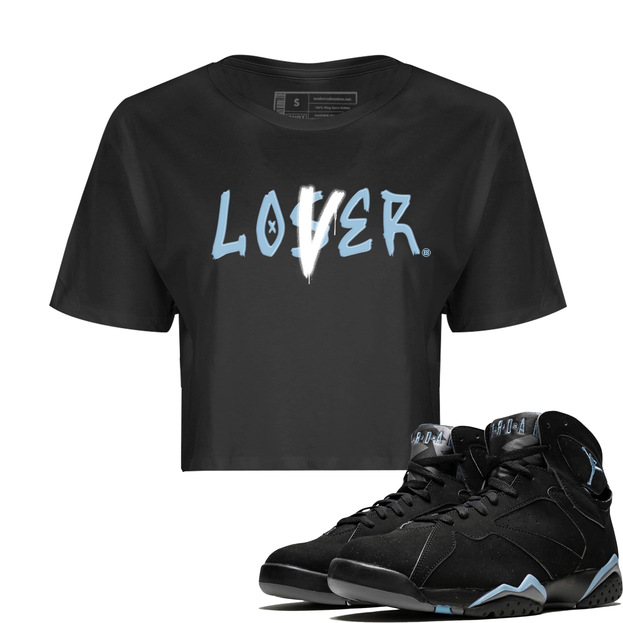 Loser Lover Women's Tops - Air Jordan 7 Chambray