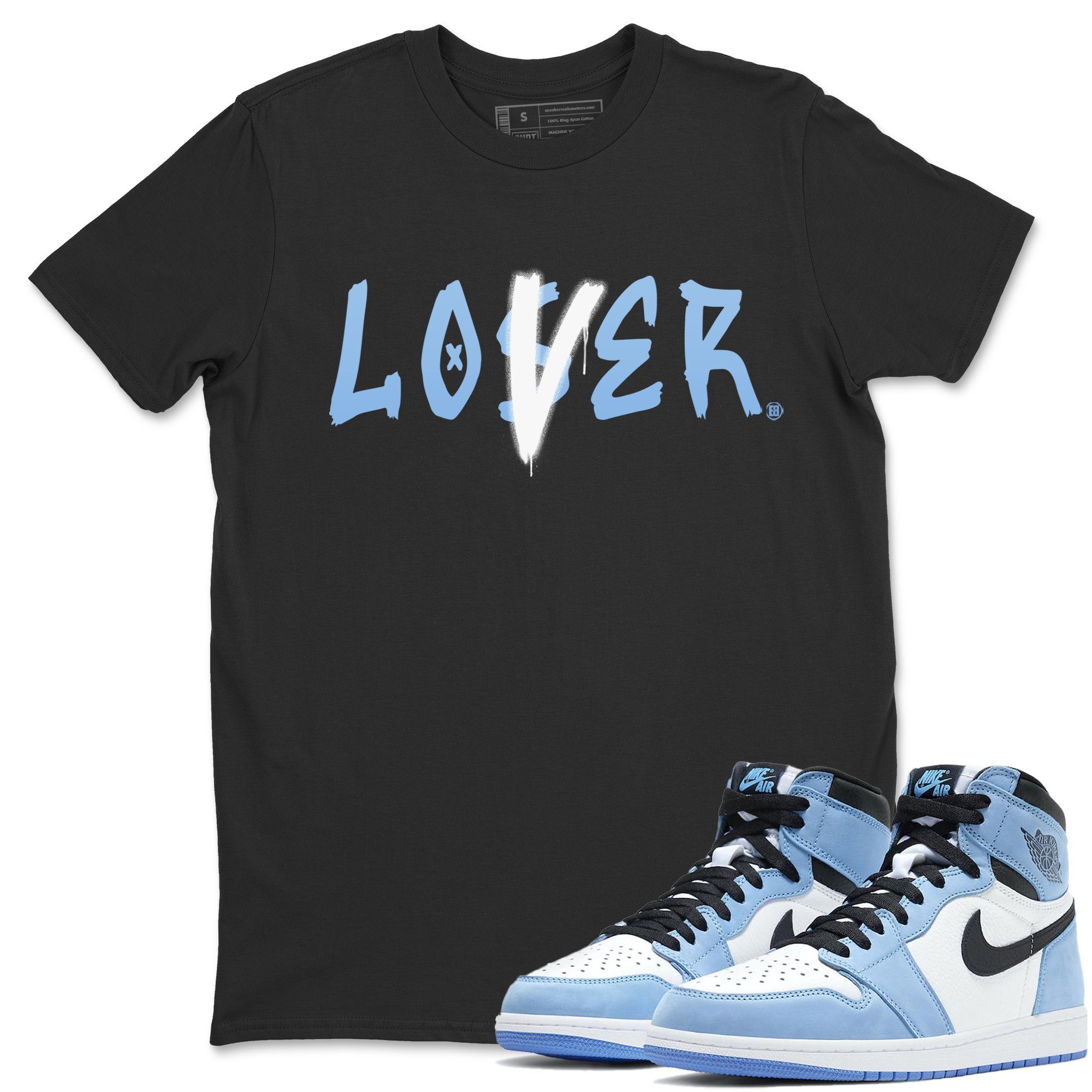 Loser Lover Unisex Tops - Air Jordan 1 University Blue