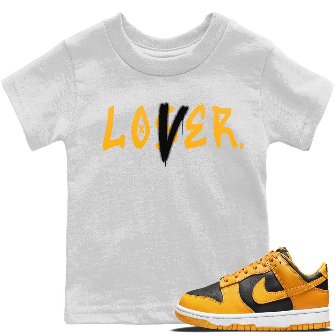 Loser Lover Kids Tops - Dunk Championship Goldenrod