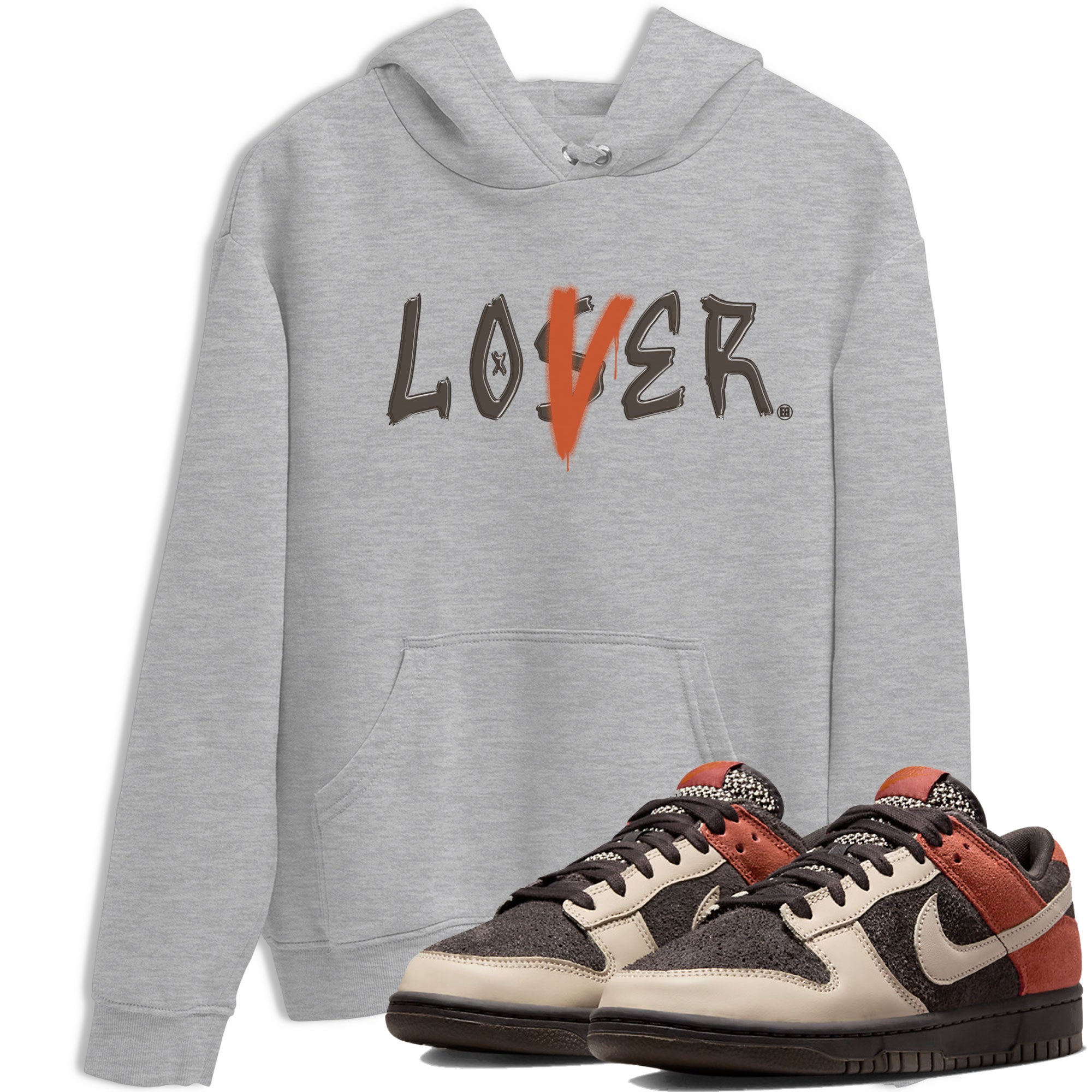 Loser Lover snkmatch Tee - Dunk Low Red Panda