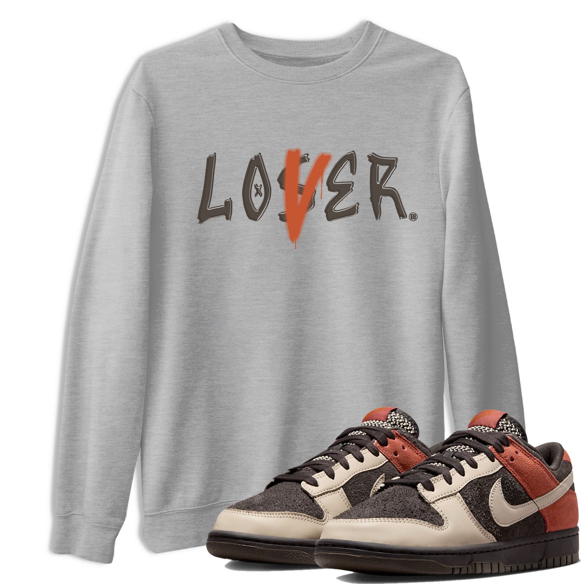 Loser Lover snkmatch Tee - Dunk Low Red Panda
