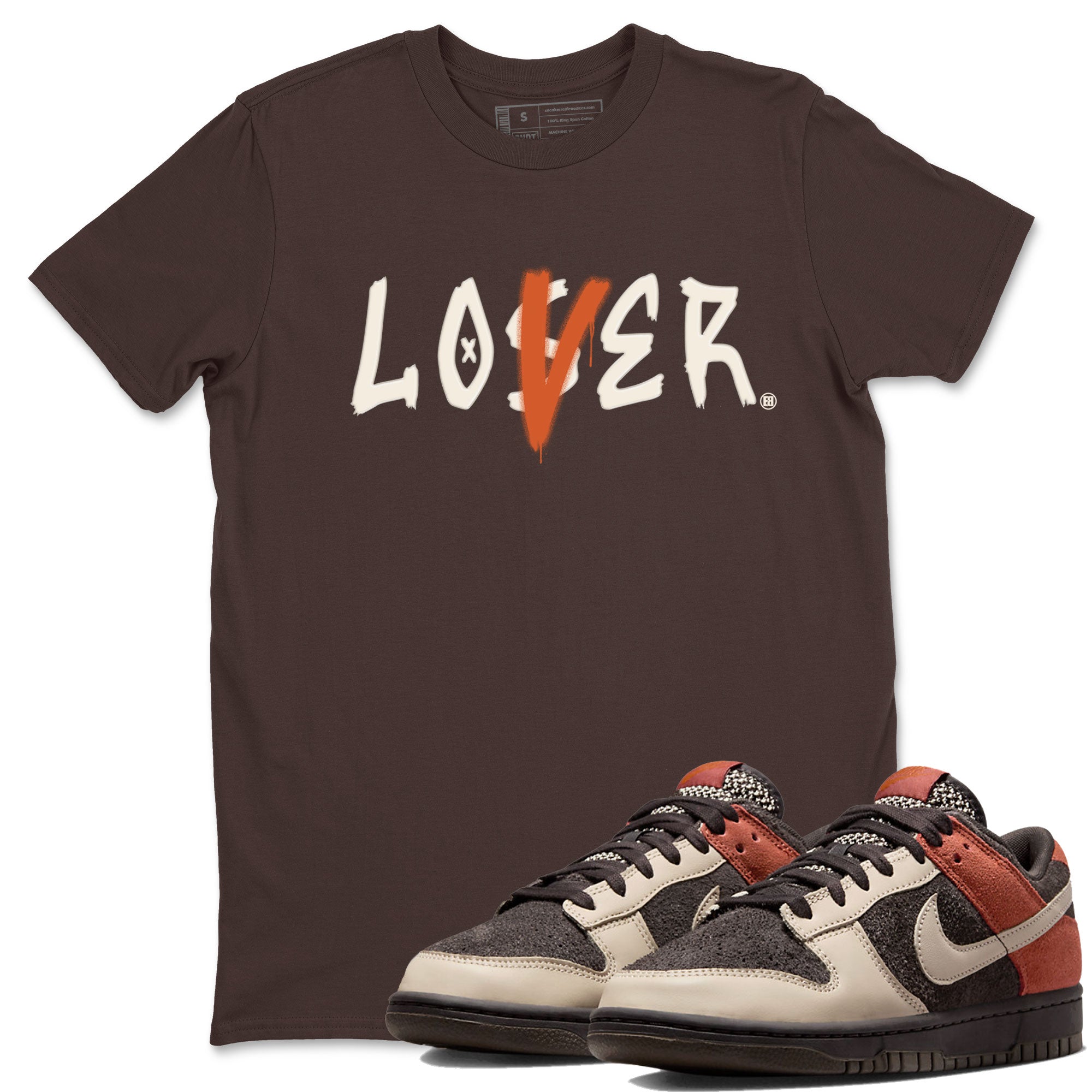 Loser Lover snkmatch Tee - Dunk Low Red Panda