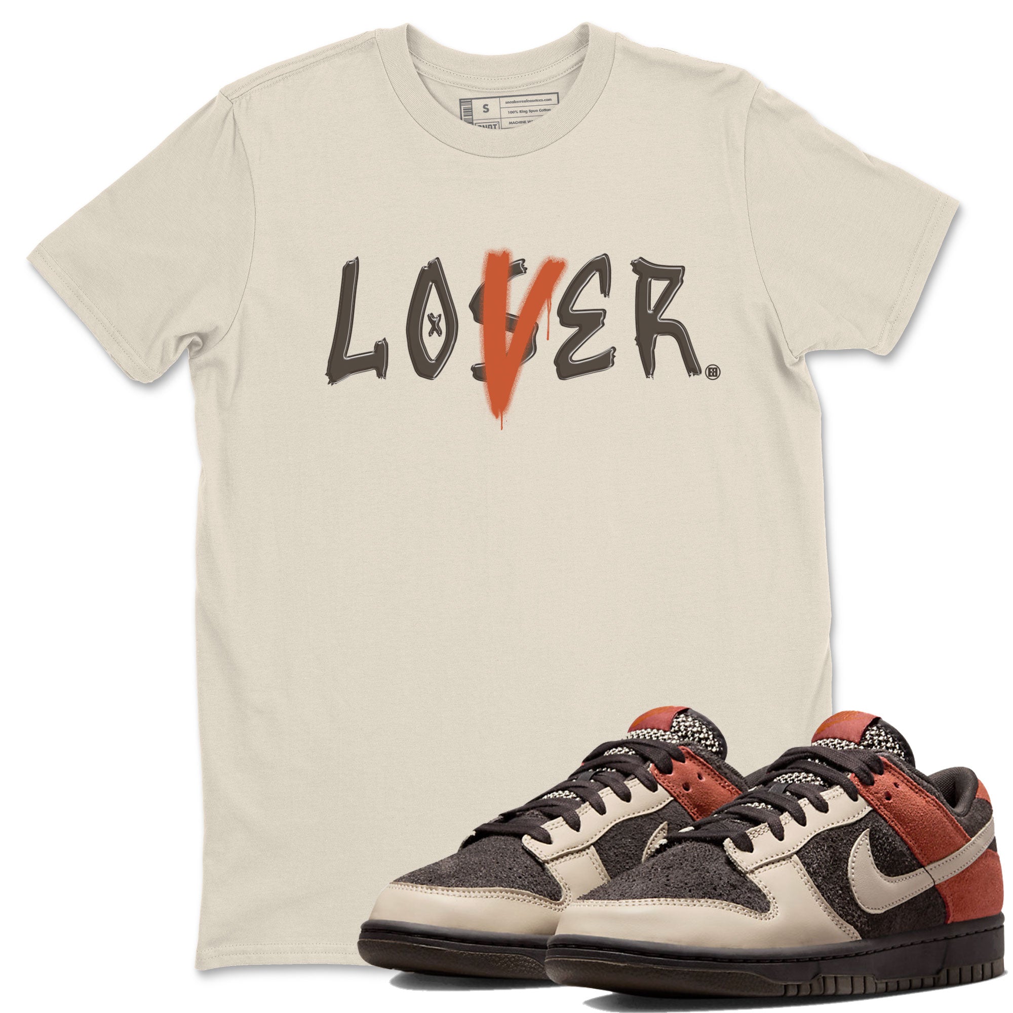 Loser Lover snkmatch Tee - Dunk Low Red Panda